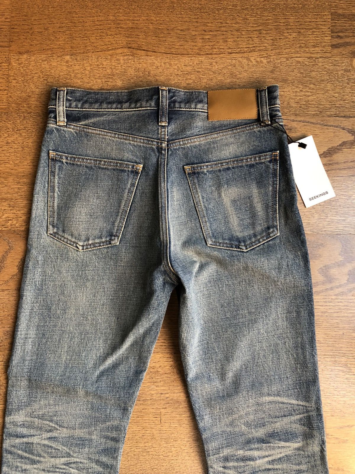 Seekings Signature Fit Washed Indigo Denim Jeans 27 28 Size US 27 - 11 Thumbnail