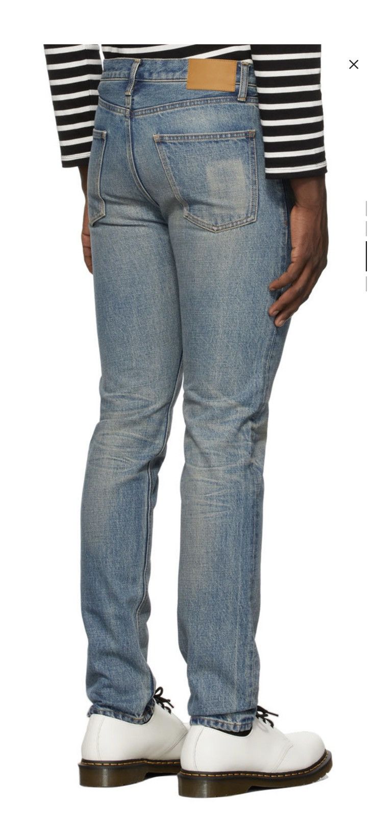 Seekings Signature Fit Washed Indigo Denim Jeans 27 28 Size US 27 - 17 Thumbnail