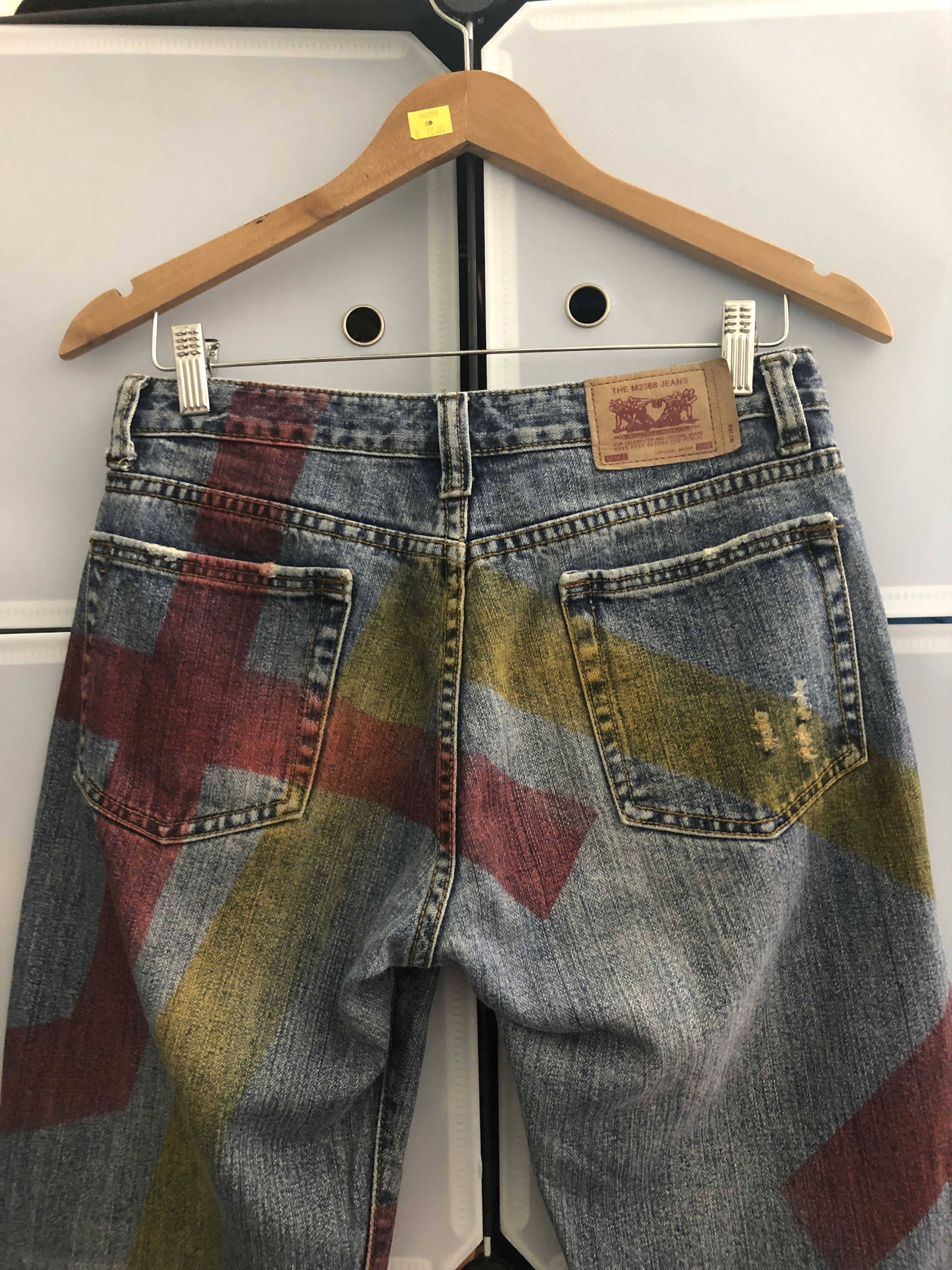 If Six Was Nine The M2368 Painter Line Denim Pants Size US 30 / EU 46 - 6 Thumbnail