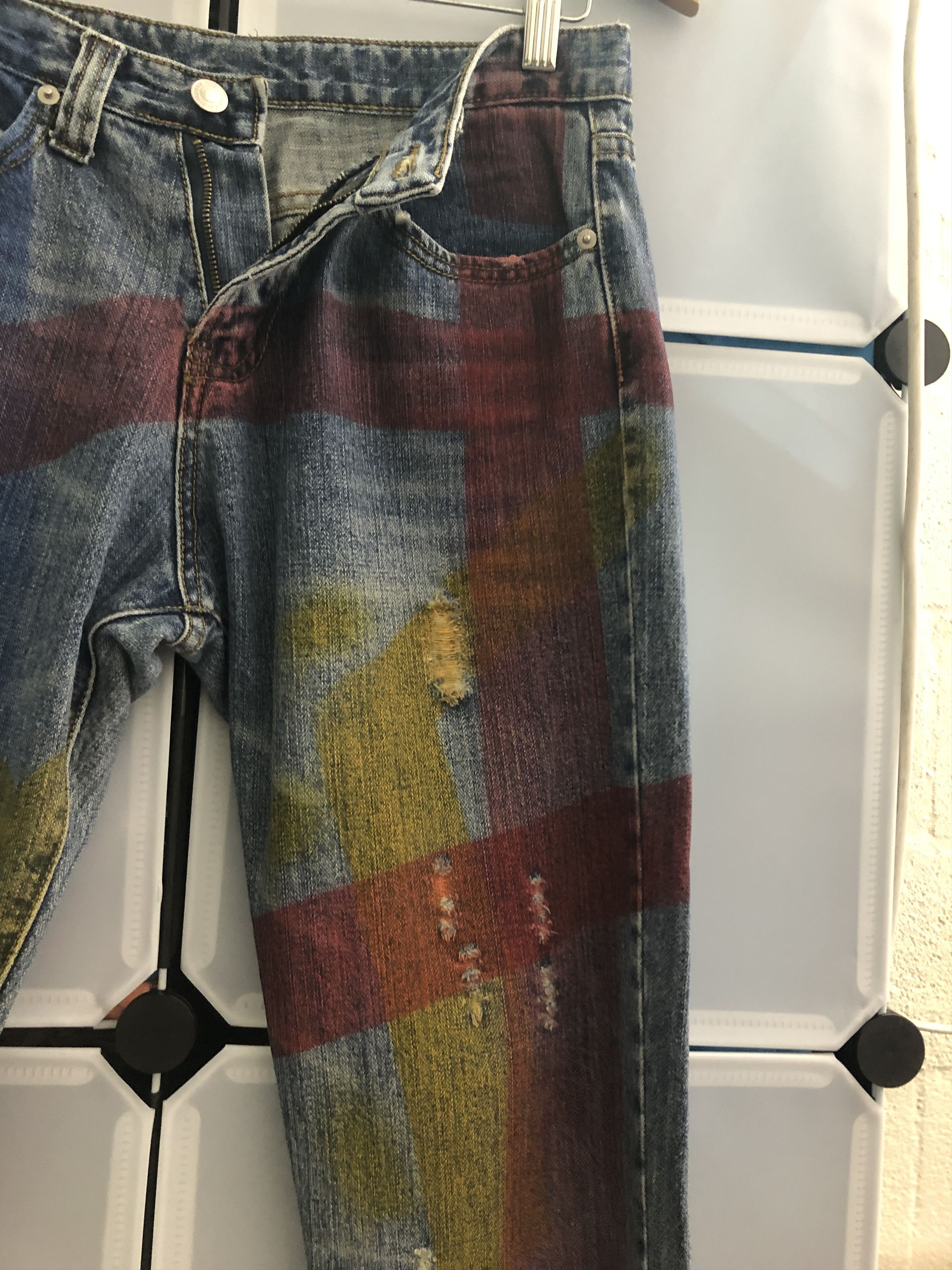 If Six Was Nine The M2368 Painter Line Denim Pants Size US 30 / EU 46 - 5 Thumbnail