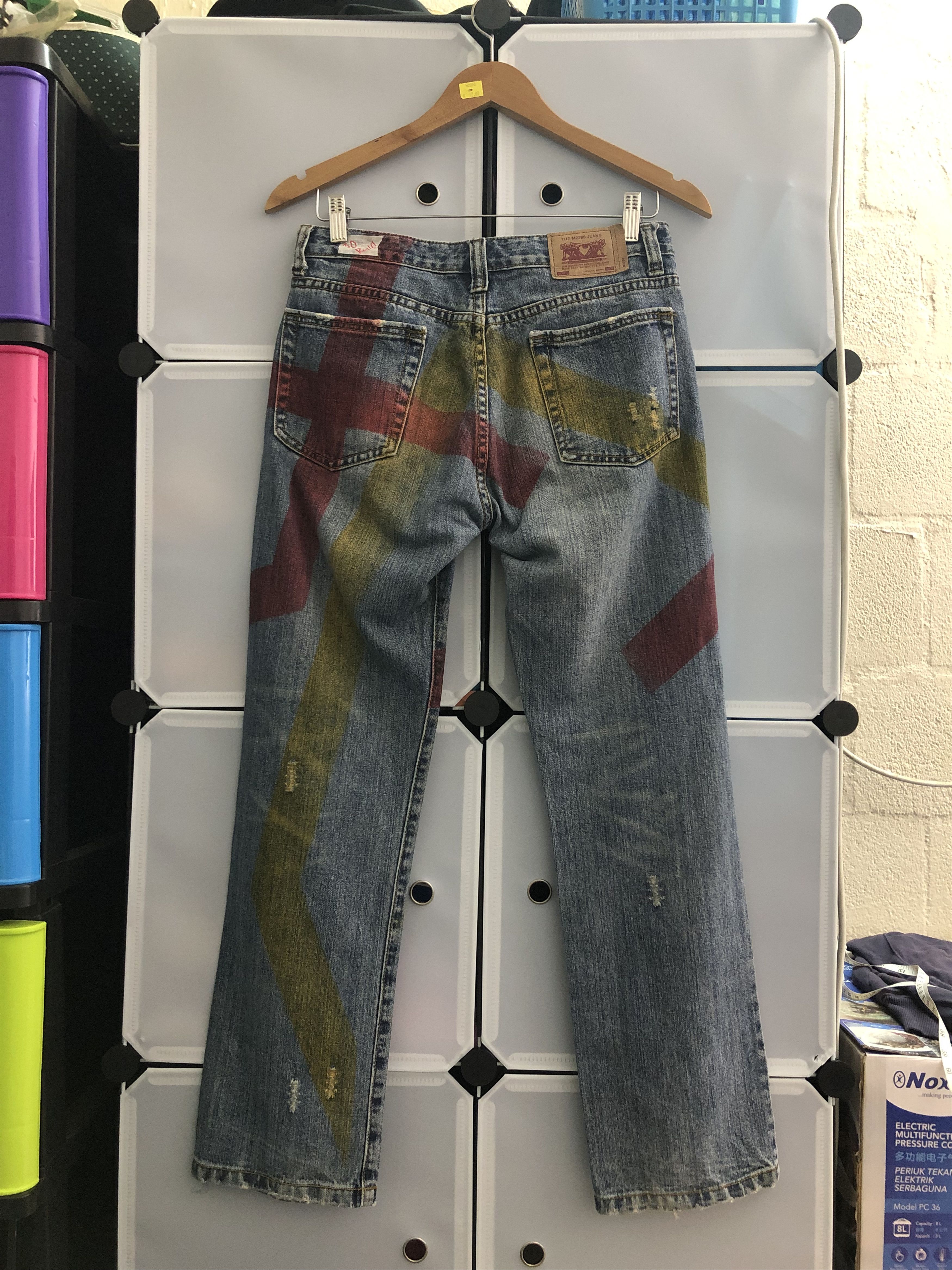 If Six Was Nine The M2368 Painter Line Denim Pants Size US 30 / EU 46 - 2 Thumbnail