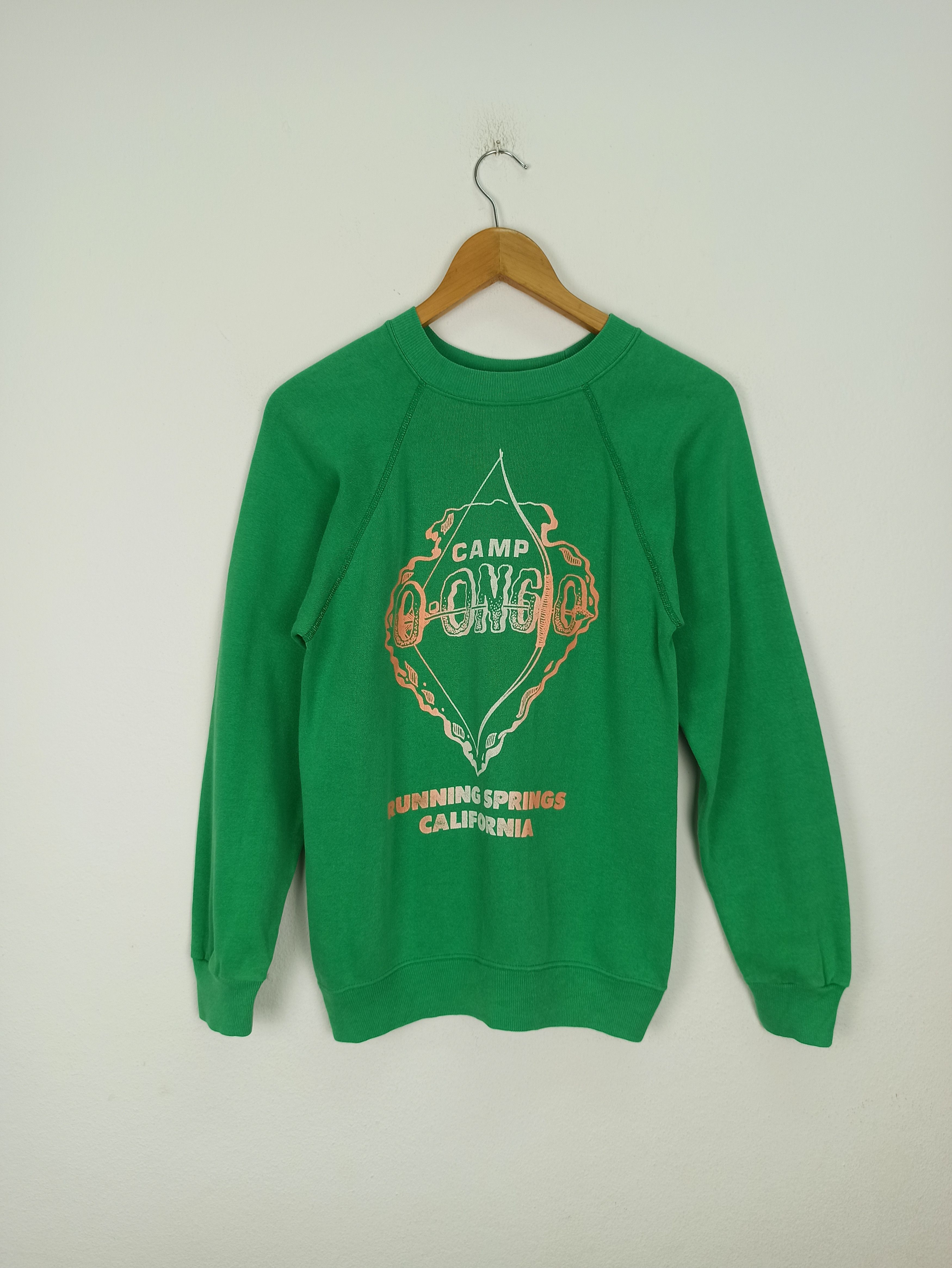 Hanes Rare Hanes Running Springs California Sweatshirt (c40) Size US S / EU 44-46 / 1 - 1 Thumbnail