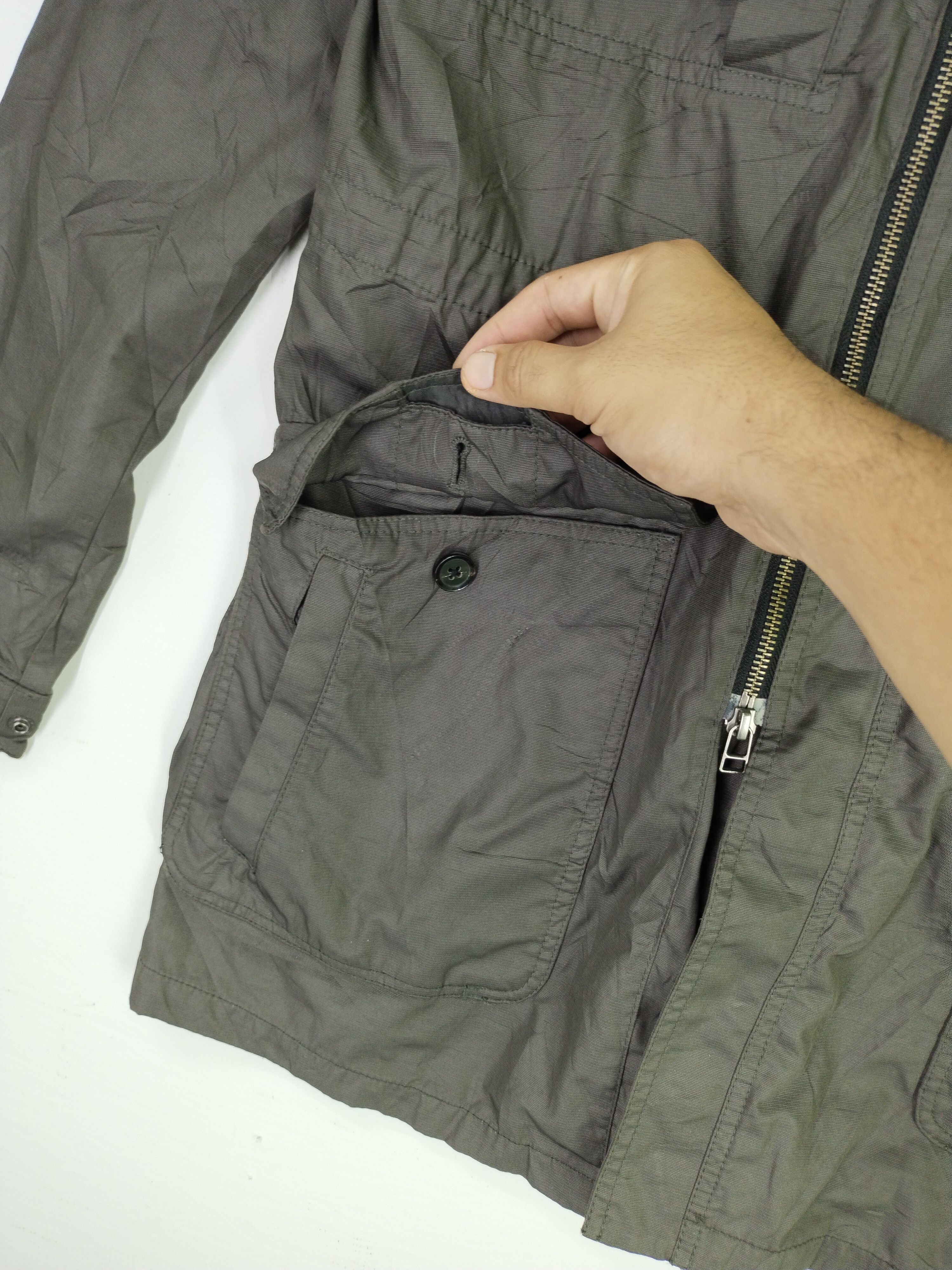 Japanese Brand × Katharine Hamnett London Vintage Coat Jacket UNISEX Size L / US 10 / IT 46 - 8 Thumbnail