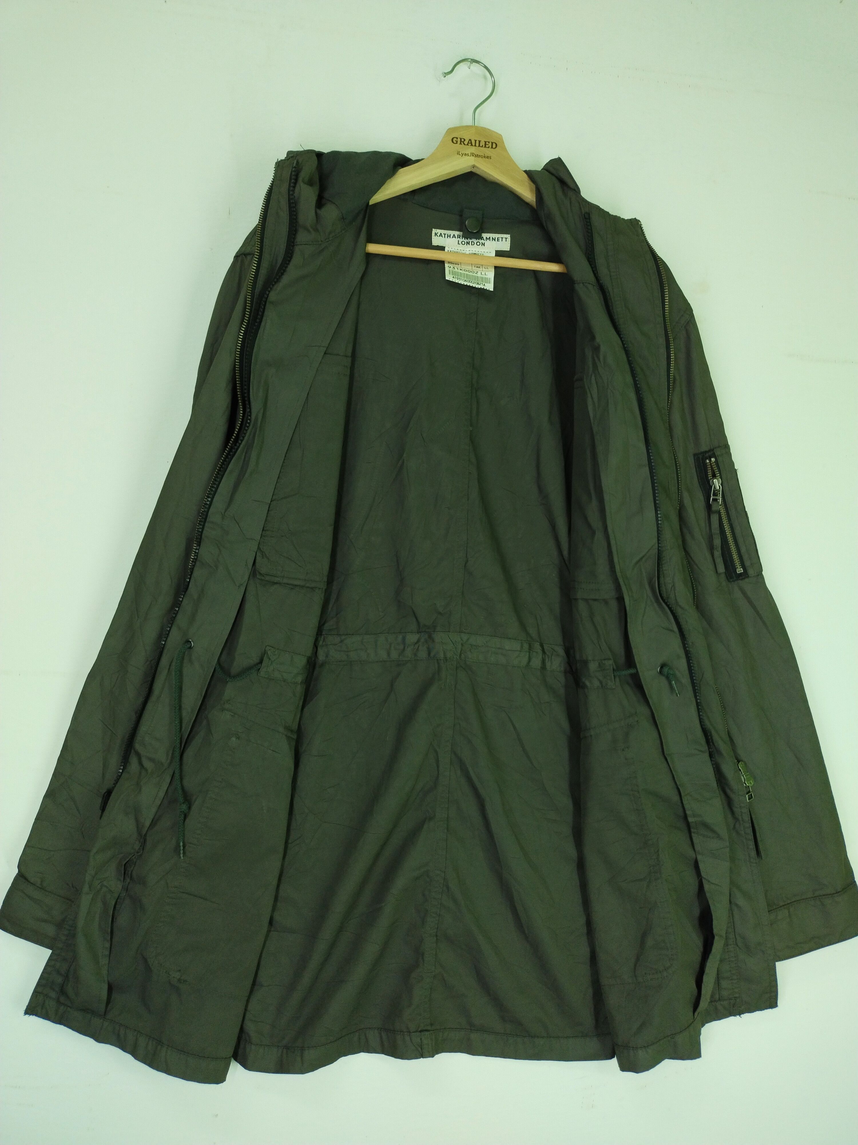 Japanese Brand × Katharine Hamnett London Vintage Coat Jacket UNISEX Size L / US 10 / IT 46 - 13 Thumbnail