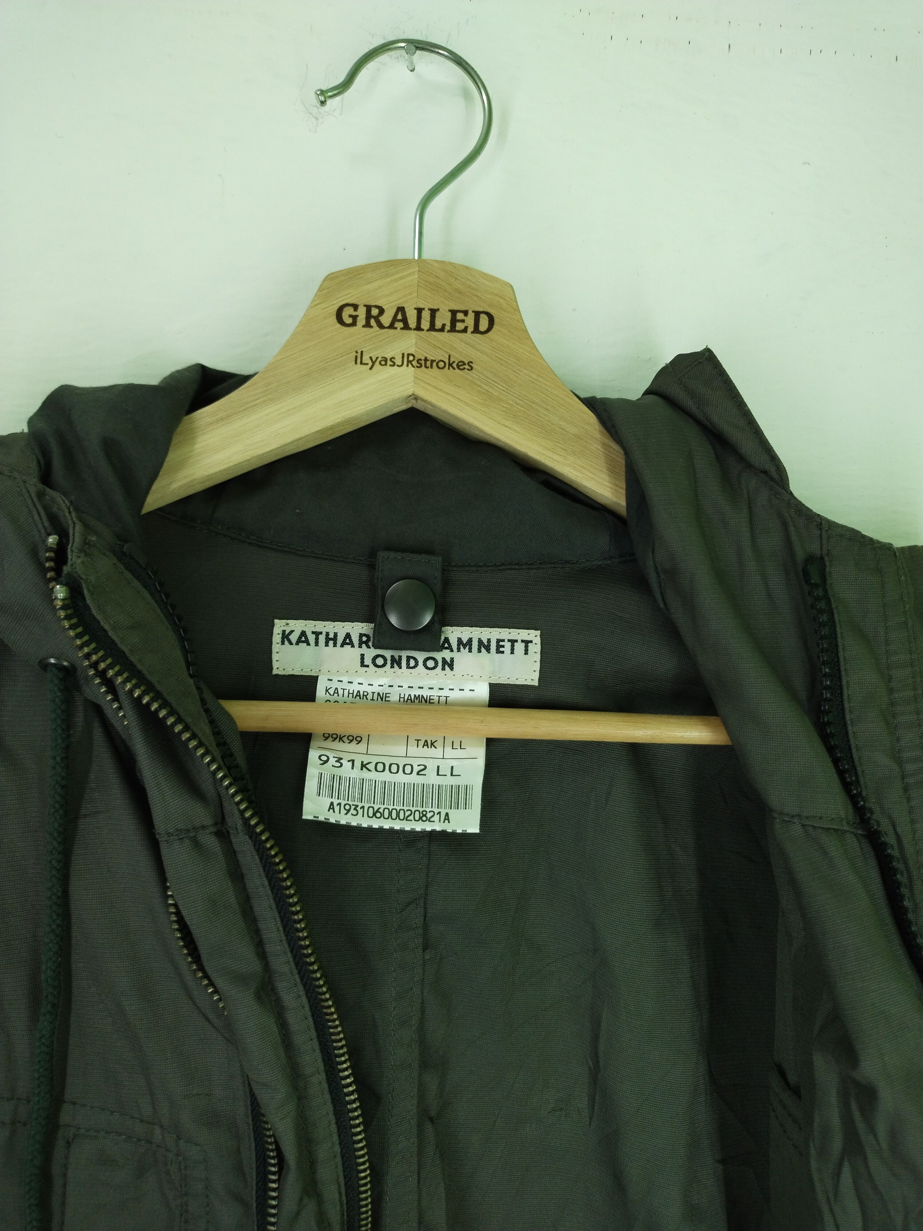 Japanese Brand × Katharine Hamnett London Vintage Coat Jacket UNISEX Size L / US 10 / IT 46 - 18 Thumbnail