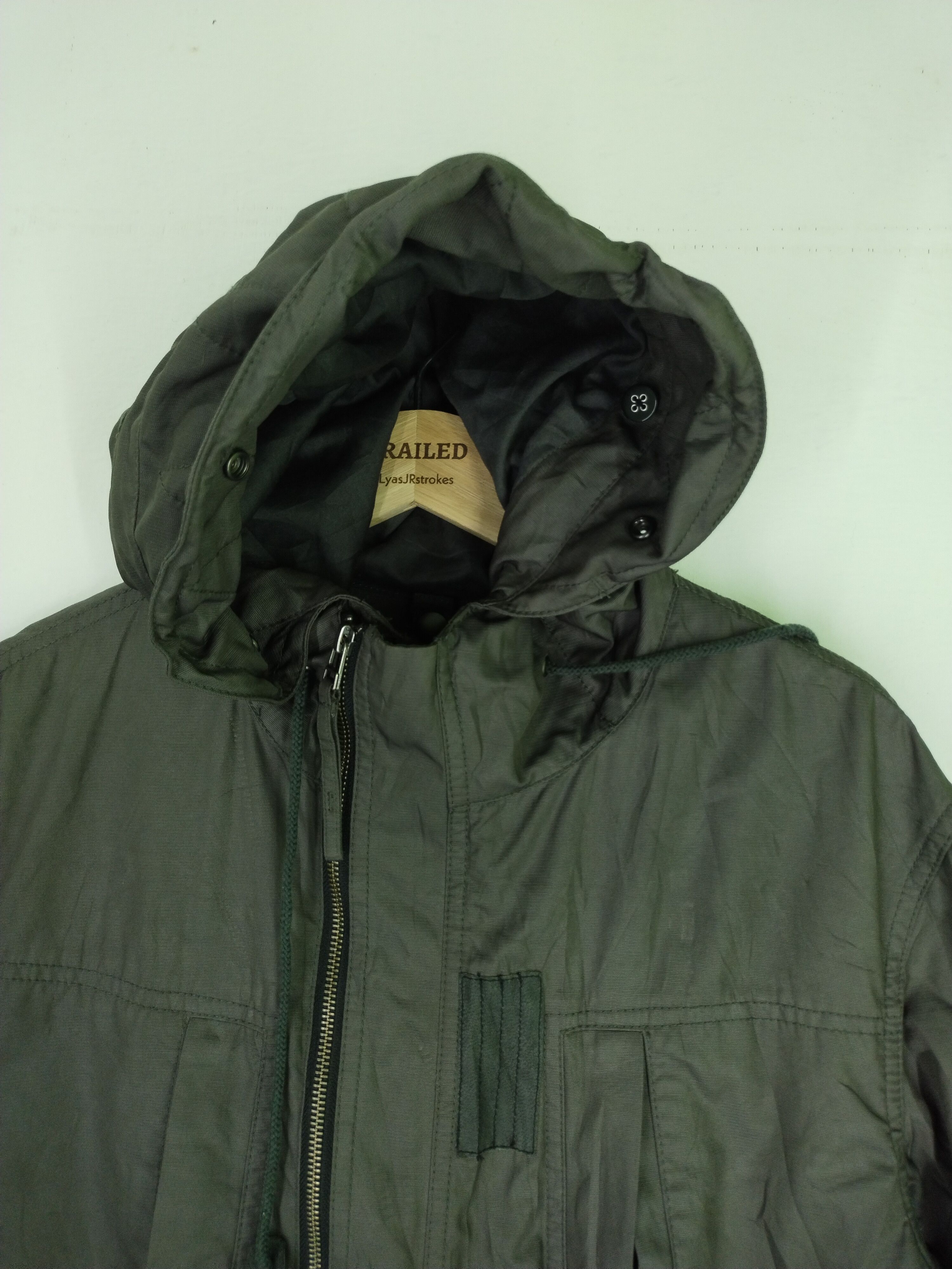 Japanese Brand × Katharine Hamnett London Vintage Coat Jacket UNISEX Size L / US 10 / IT 46 - 5 Thumbnail