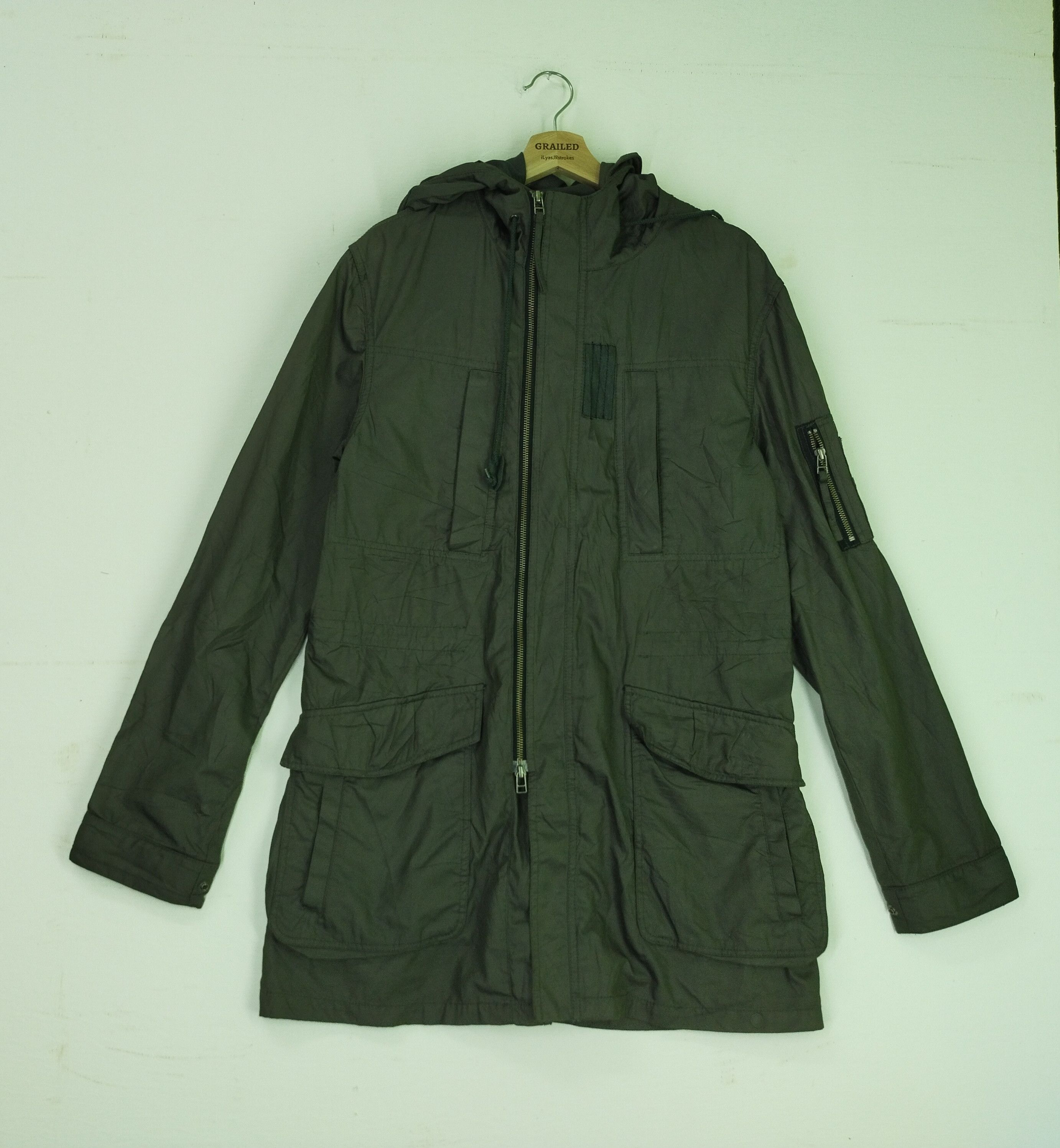 Japanese Brand × Katharine Hamnett London Vintage Coat Jacket UNISEX Size L / US 10 / IT 46 - 1 Thumbnail