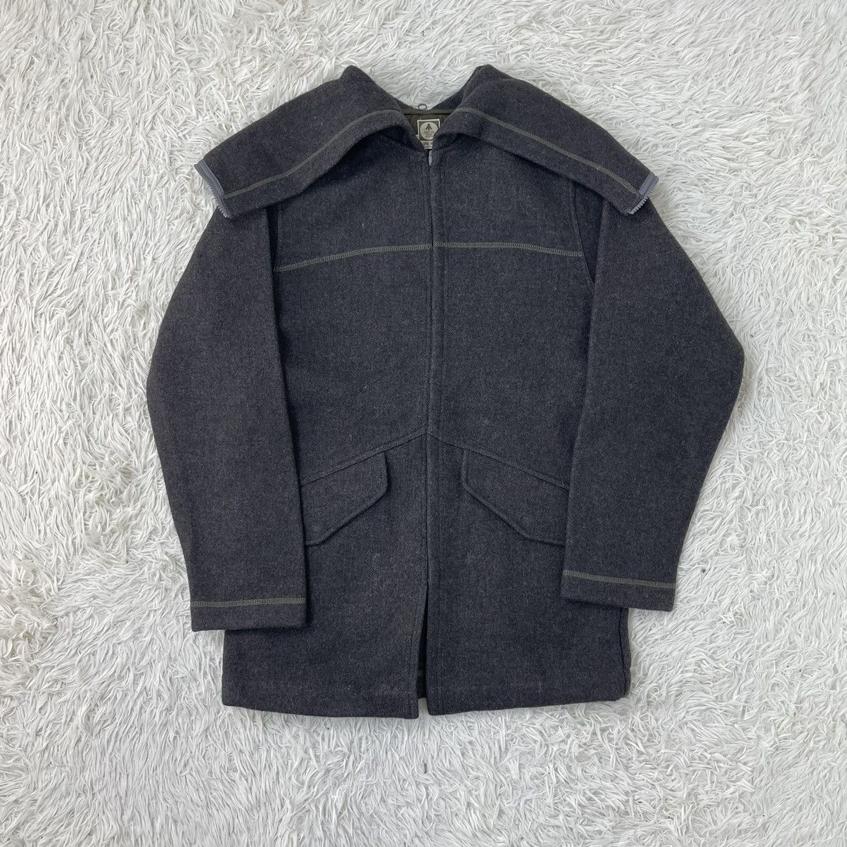 Japanese Brand Japanese Wool Jacket Opened Hoodie Size US M / EU 48-50 / 2 - 10 Thumbnail