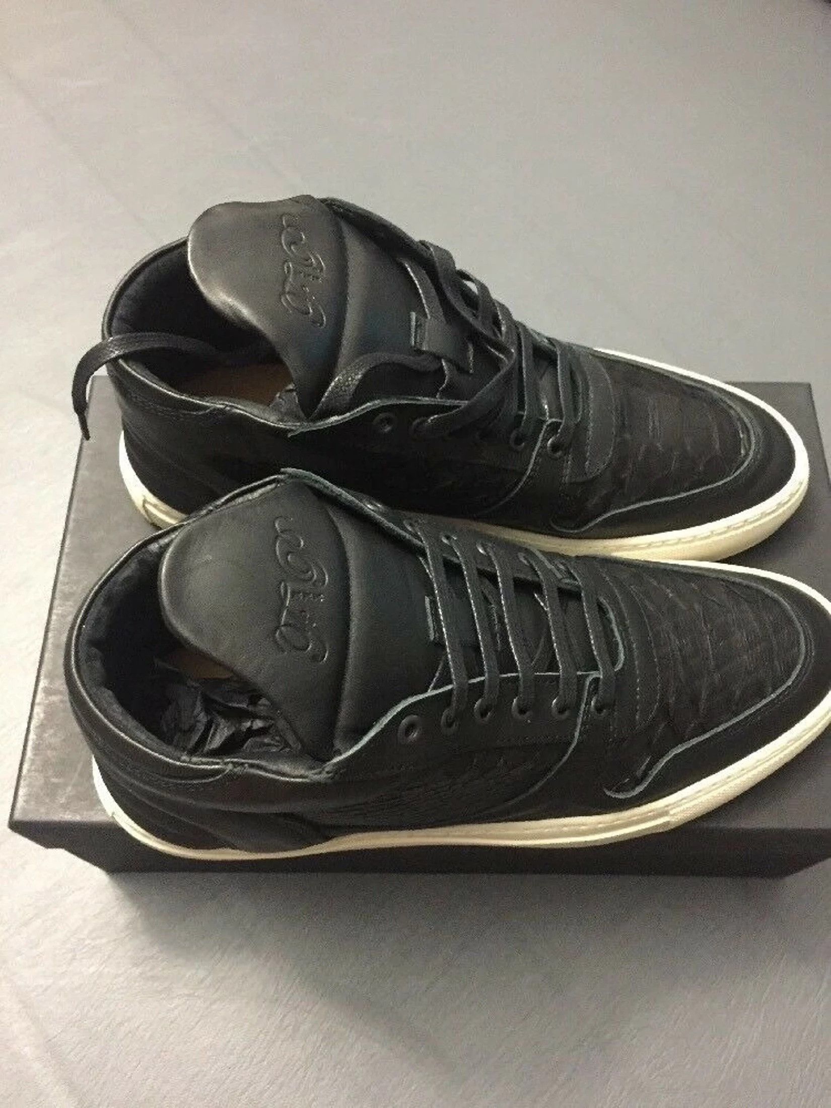 Filling Pieces Real Black Python Mid Top Transformed Off White Portugal Size US 8.5 / EU 41-42 - 4 Thumbnail