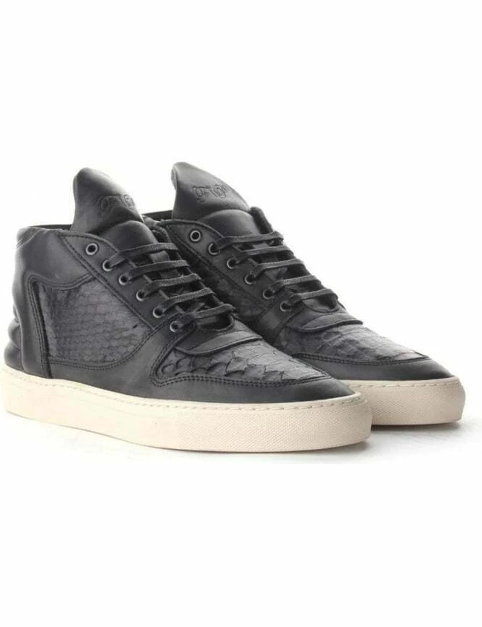 Filling Pieces Real Black Python Mid Top Transformed Off White Portugal Size US 8.5 / EU 41-42 - 2 Thumbnail