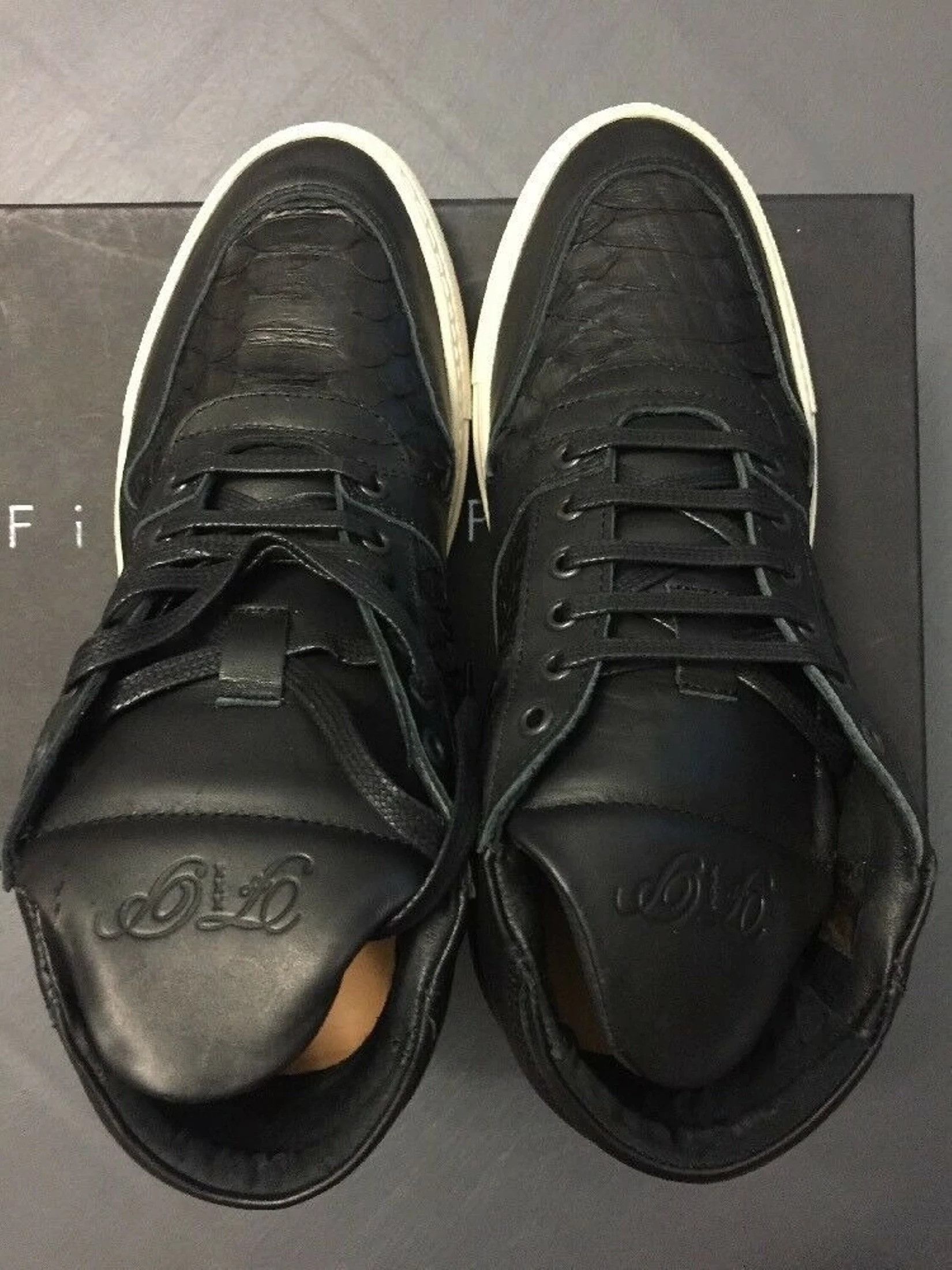 Filling Pieces Real Black Python Mid Top Transformed Off White Portugal Size US 8.5 / EU 41-42 - 7 Thumbnail