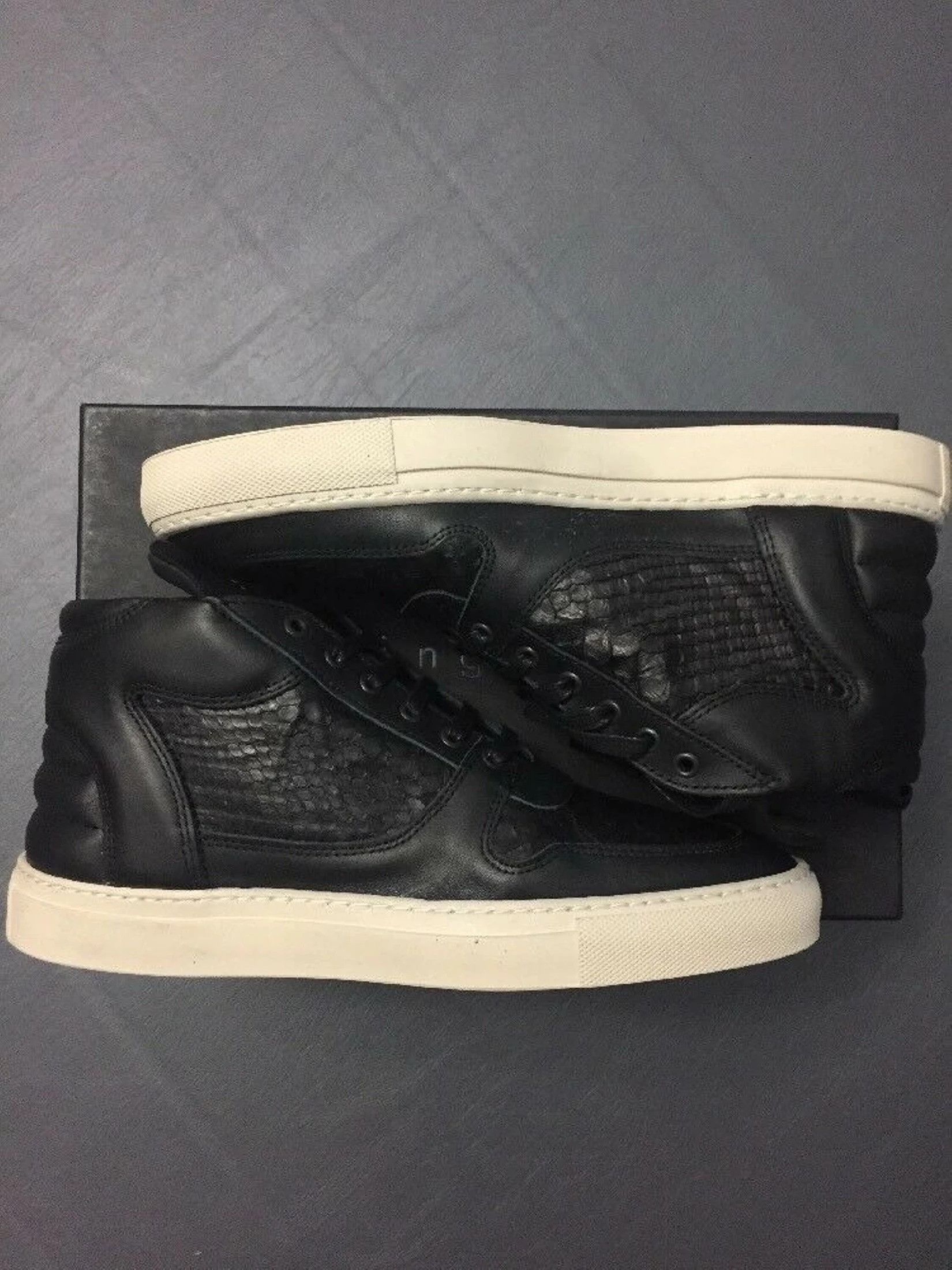 Filling Pieces Real Black Python Mid Top Transformed Off White Portugal Size US 8.5 / EU 41-42 - 5 Thumbnail