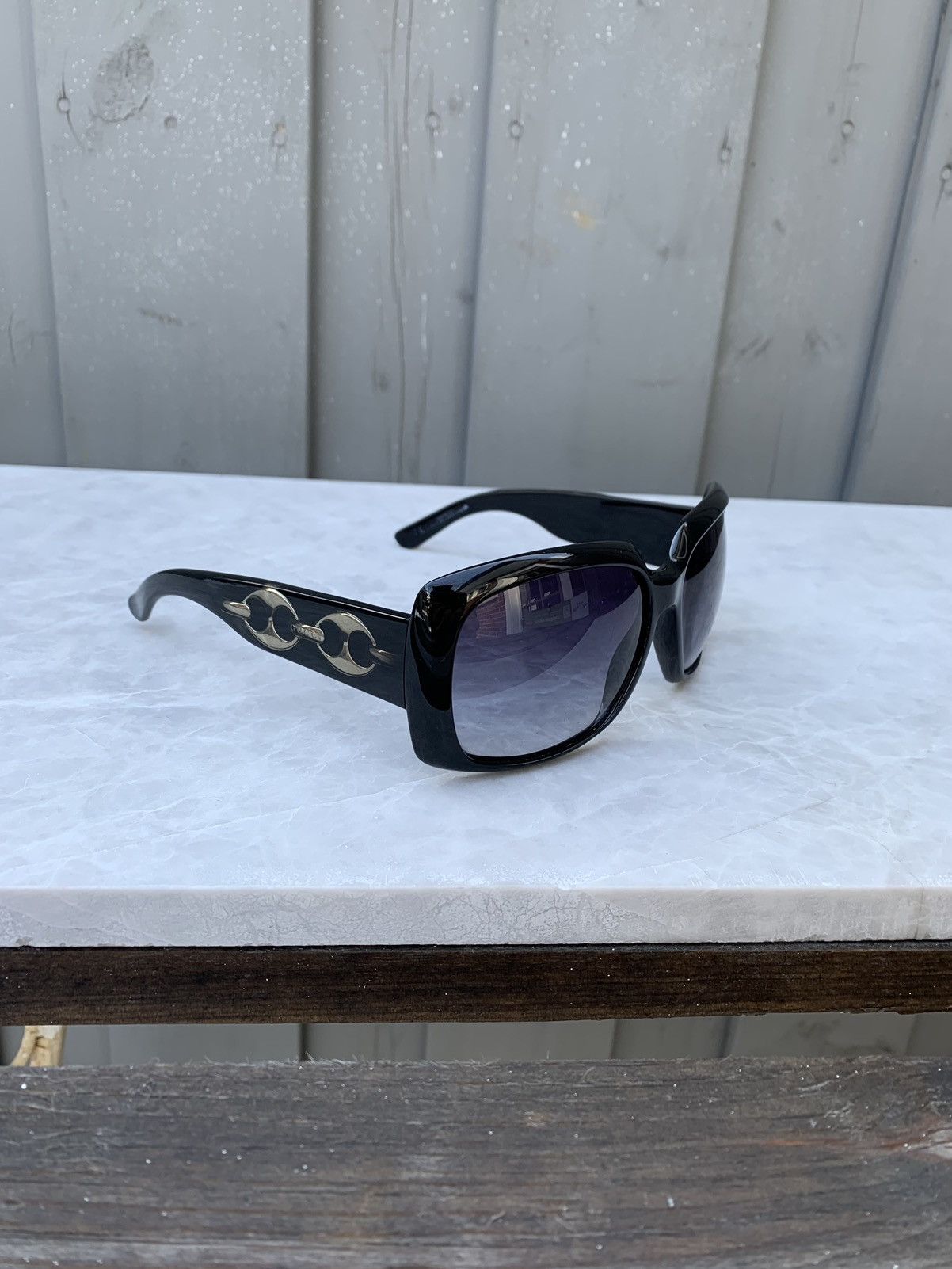 Gucci × Vintage Gucci Link Oversized Sunglasses 2000s Huge  display picture 2
