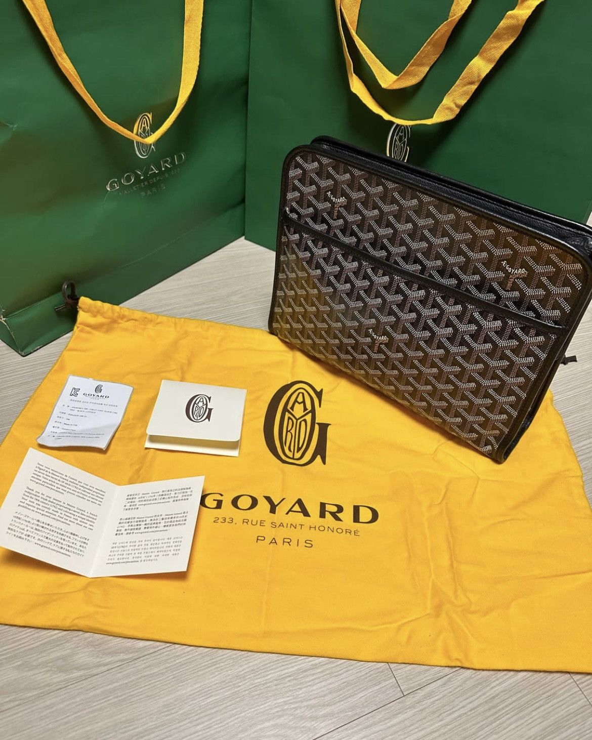 Goyard Goyard Jouvence GM Toiletry Bag black Grailed