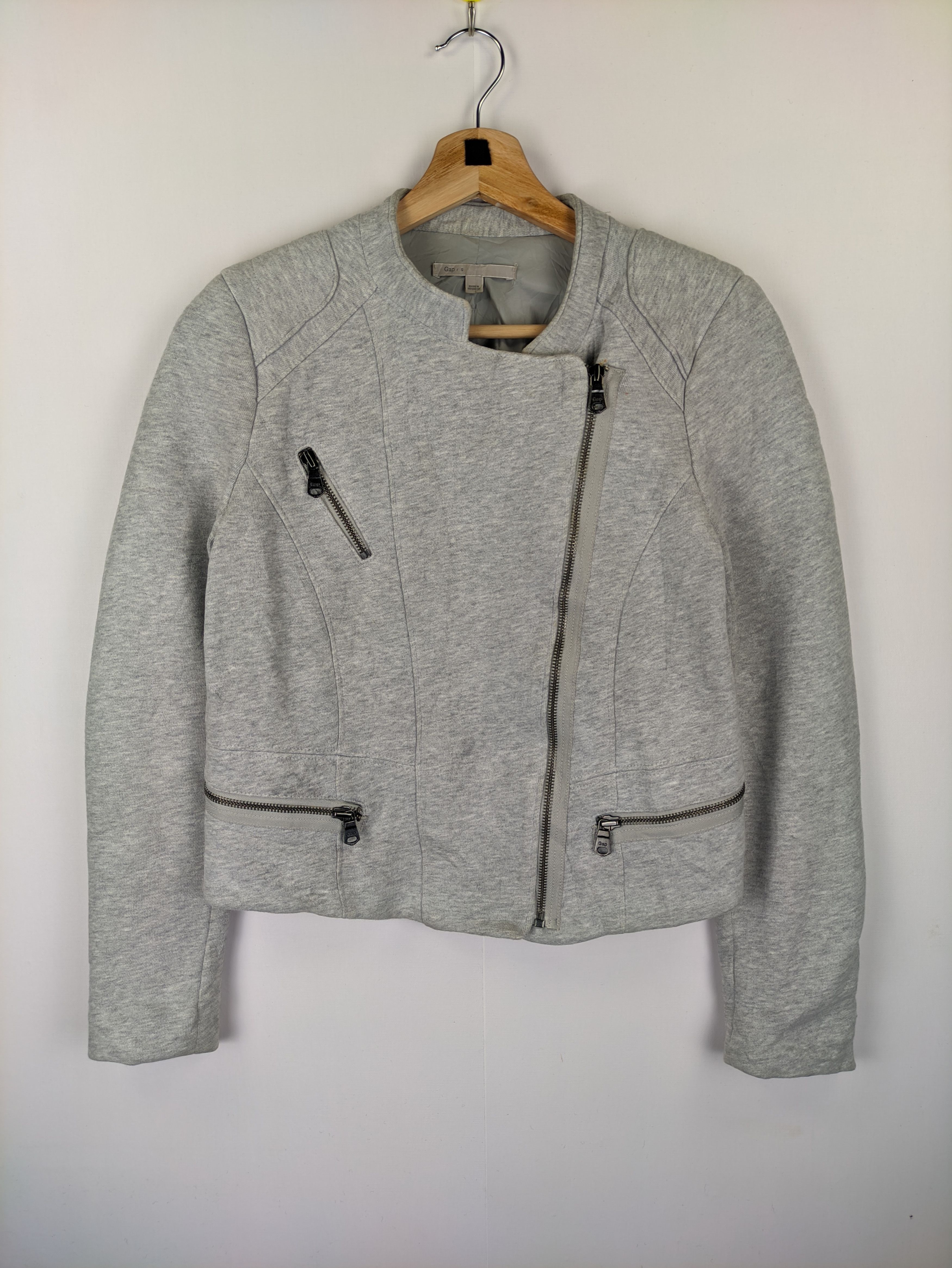Gap Steals🔥Gap Biker Jacket Cropped Size S / US 4 / IT 40 - 1 Thumbnail