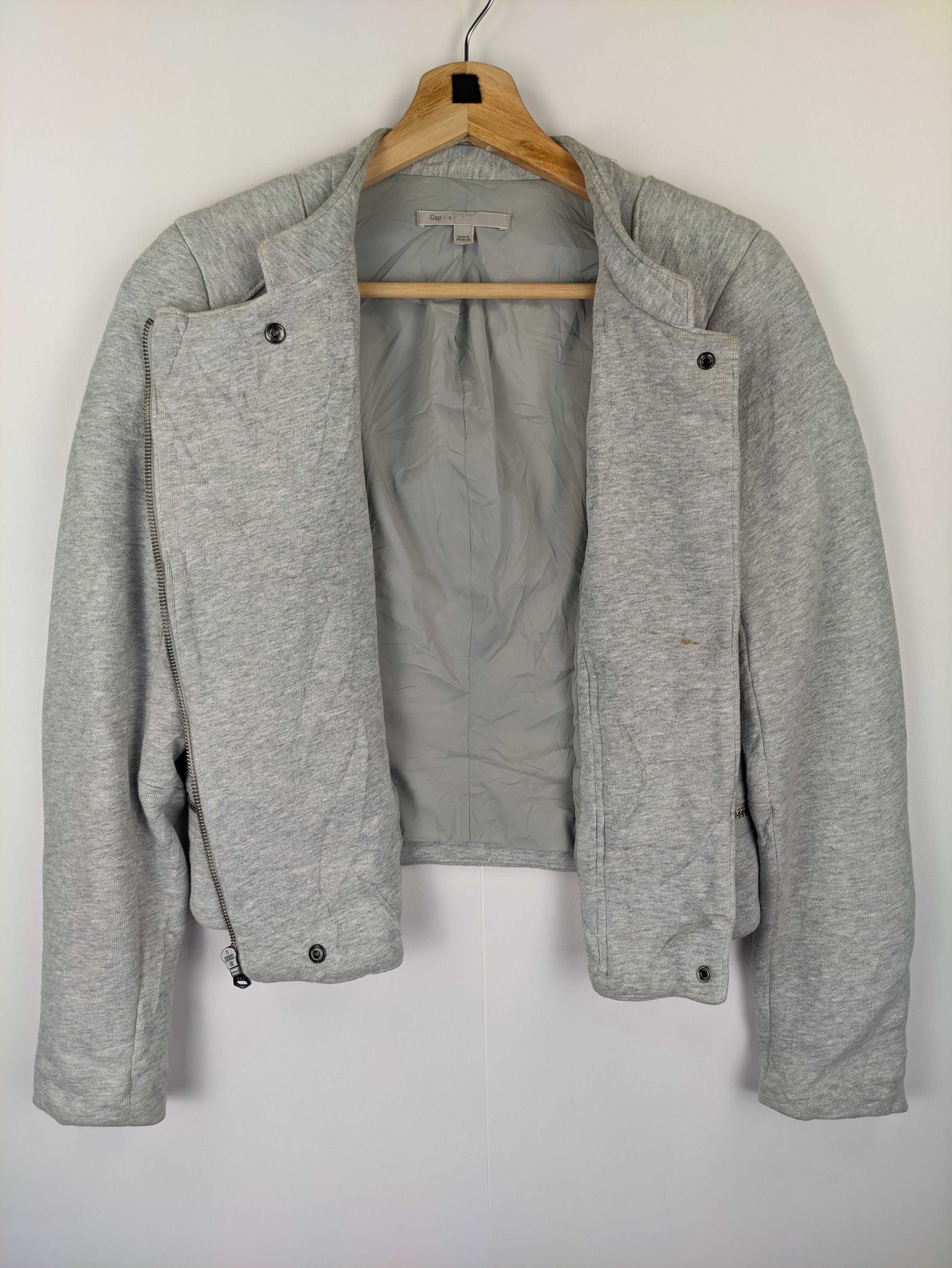 Gap Steals🔥Gap Biker Jacket Cropped Size S / US 4 / IT 40 - 4 Thumbnail