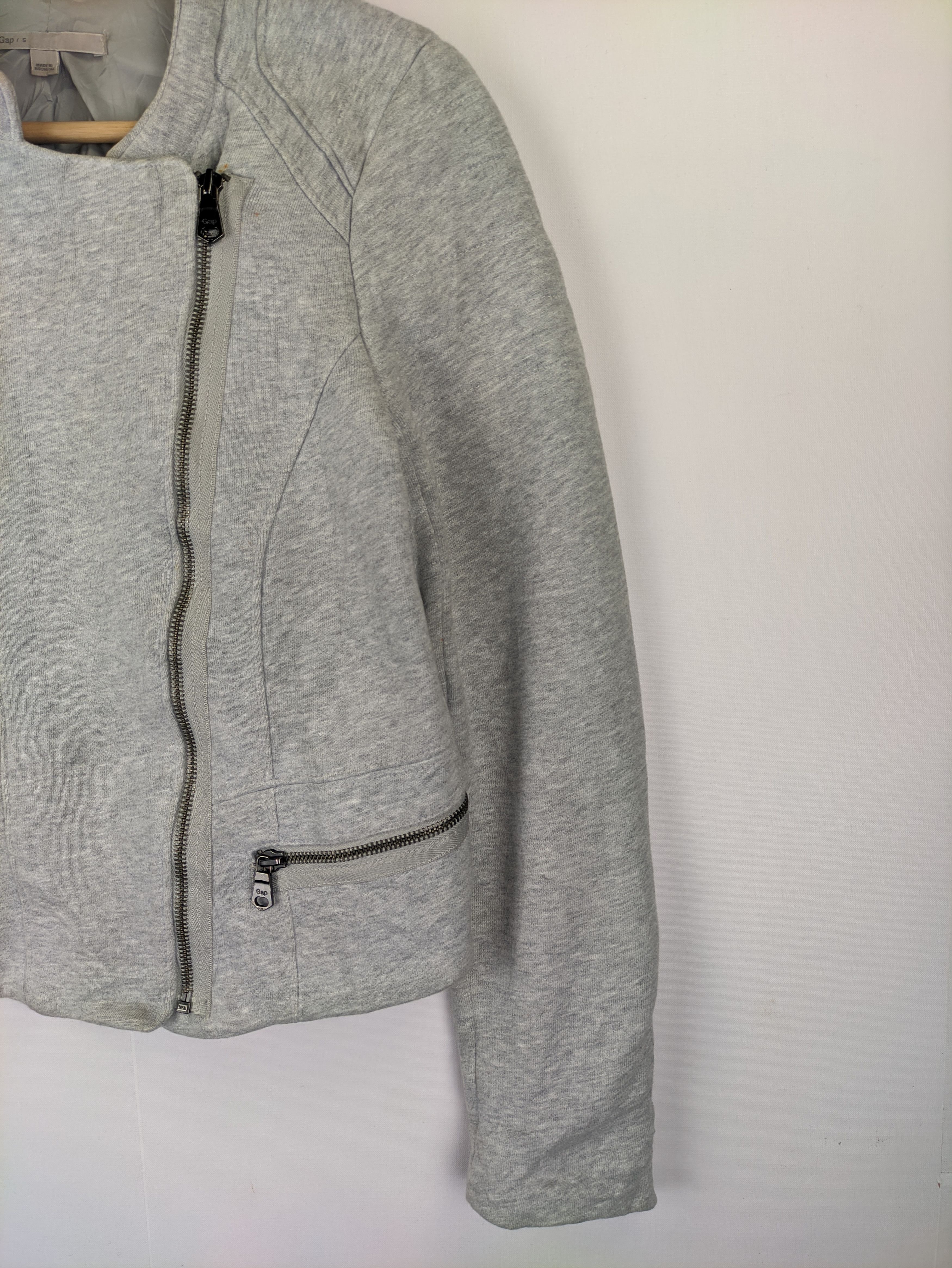 Gap Steals🔥Gap Biker Jacket Cropped Size S / US 4 / IT 40 - 5 Thumbnail