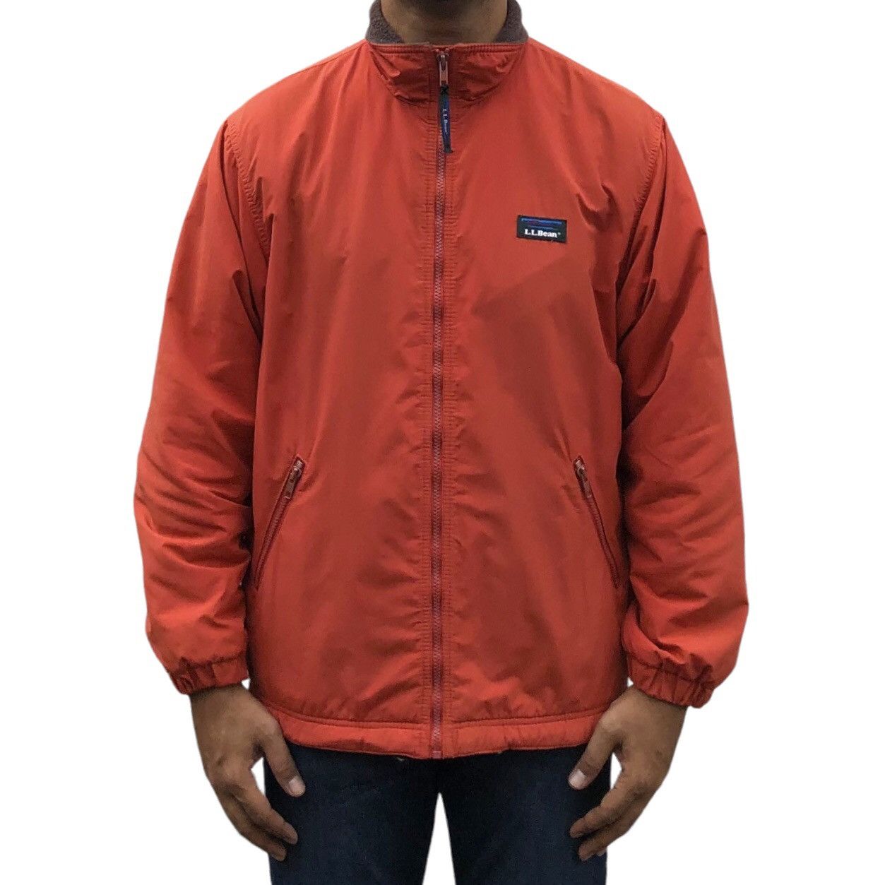 L.L. Bean Vintage L. L. Bean Men's Warm Up Lined Fleece Jacket Size US L / EU 52-54 / 3 - 4 Thumbnail