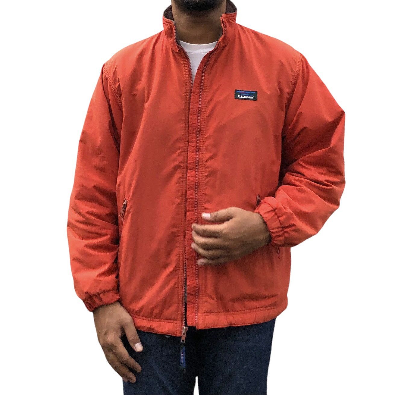 L.L. Bean Vintage L. L. Bean Men's Warm Up Lined Fleece Jacket Size US L / EU 52-54 / 3 - 5 Thumbnail