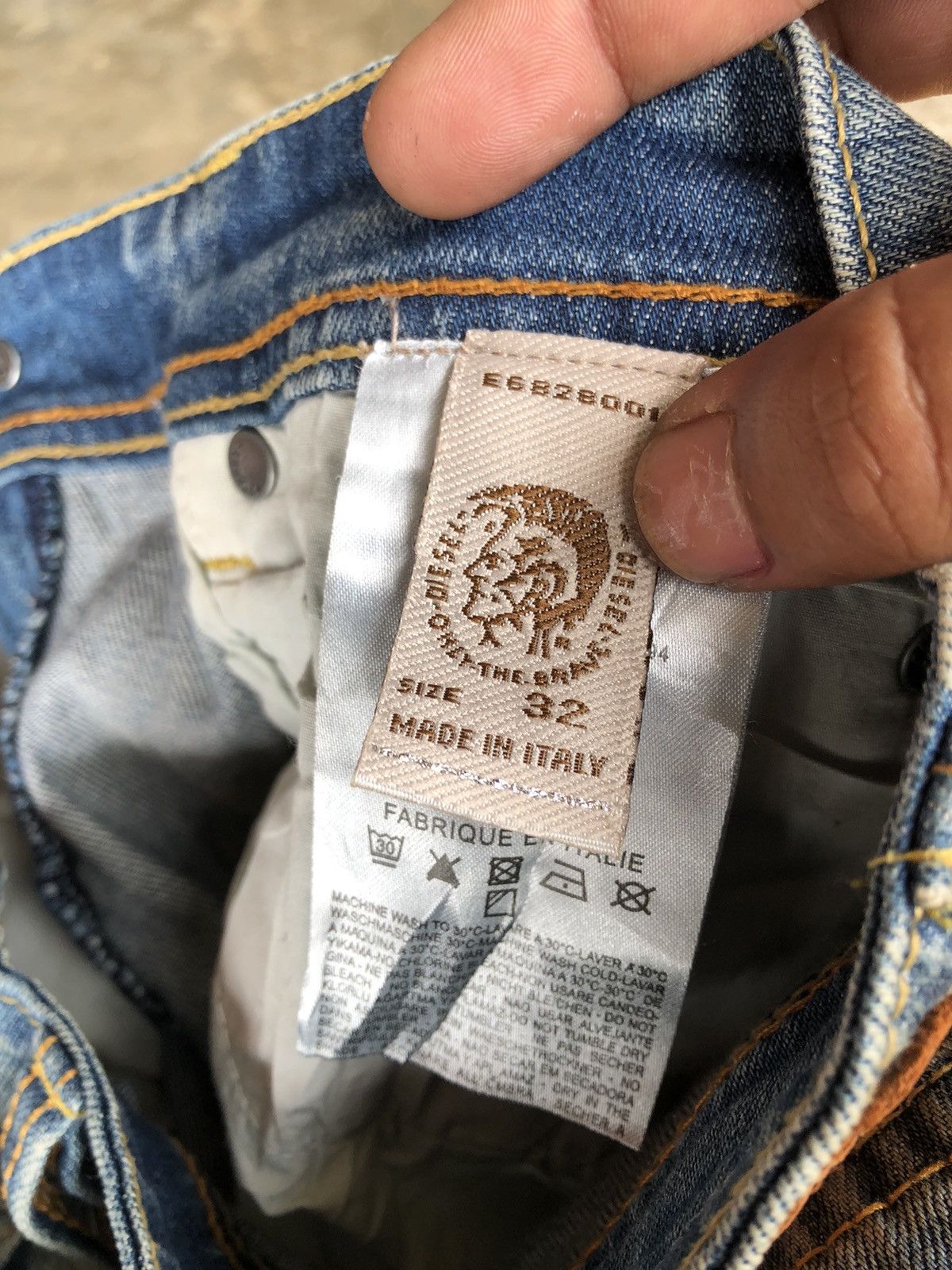 Diesel Denim Jeans Diesel Industry Size US 33 - 5 Thumbnail