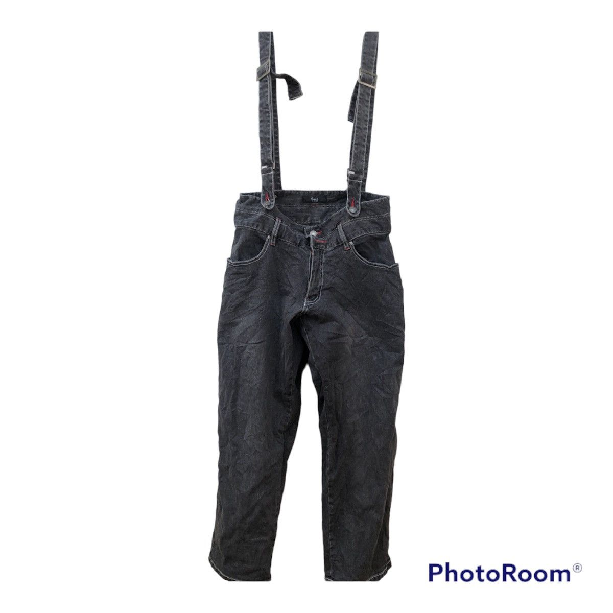 image of Buckle Jeans Overall Smile Land in Black, Men's (Size 34)