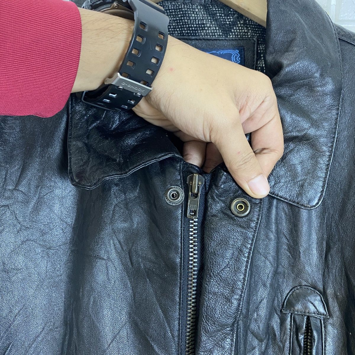 Genuine Leather Japanese Sheepleather Jacket Size US L / EU 52-54 / 3 - 17 Thumbnail