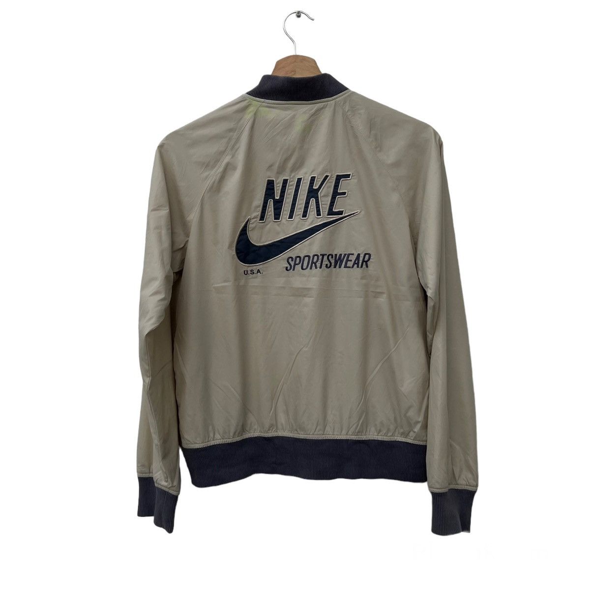 Nike × Vintage VINTAGE NIKE BOMBER JACKET Size M / US 6-8 / IT 42-44 - 1 Thumbnail