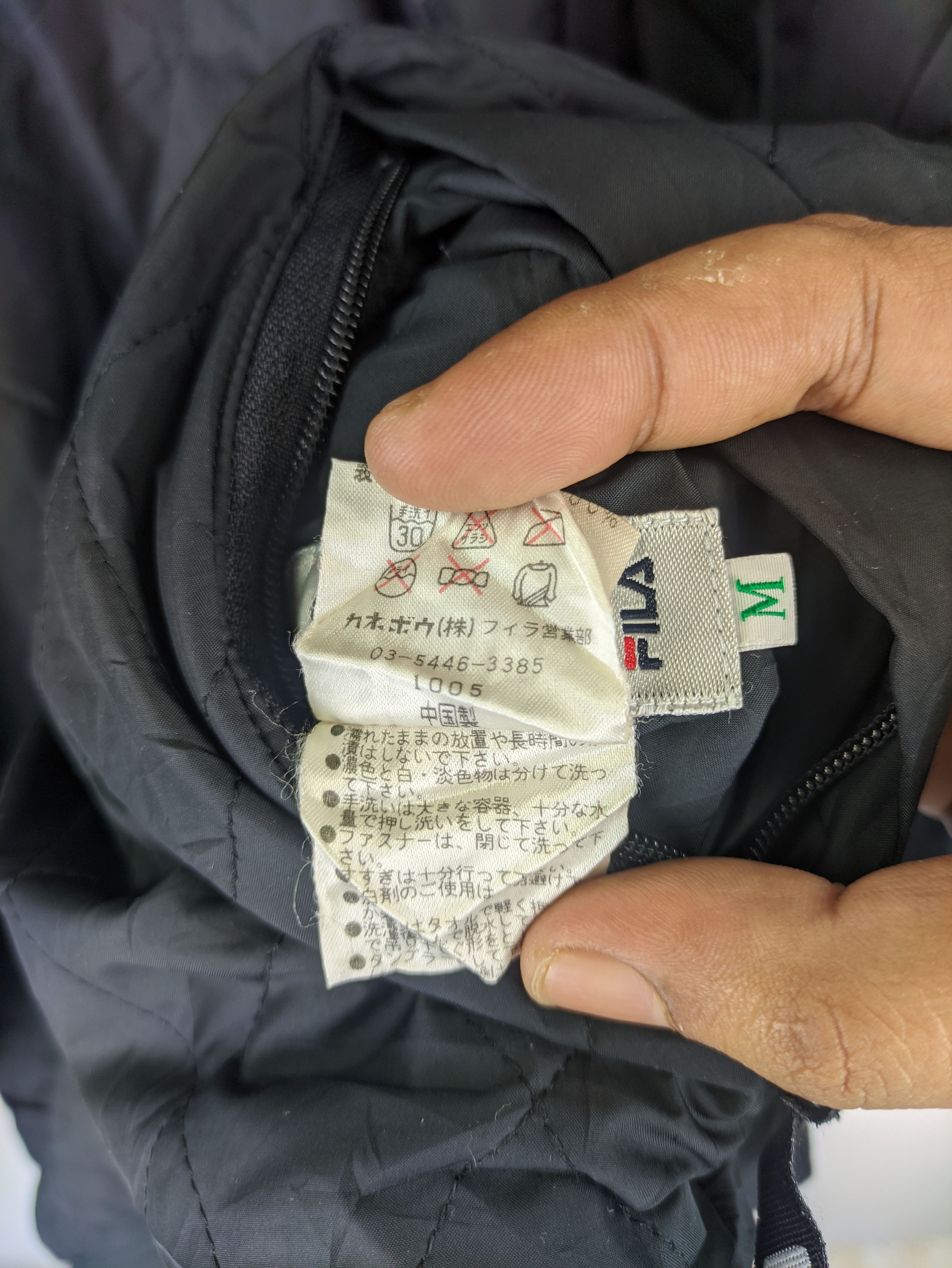 Fila Steals🔥Vintage Quilted Jacket by Fila Size US M / EU 48-50 / 2 - 4 Thumbnail