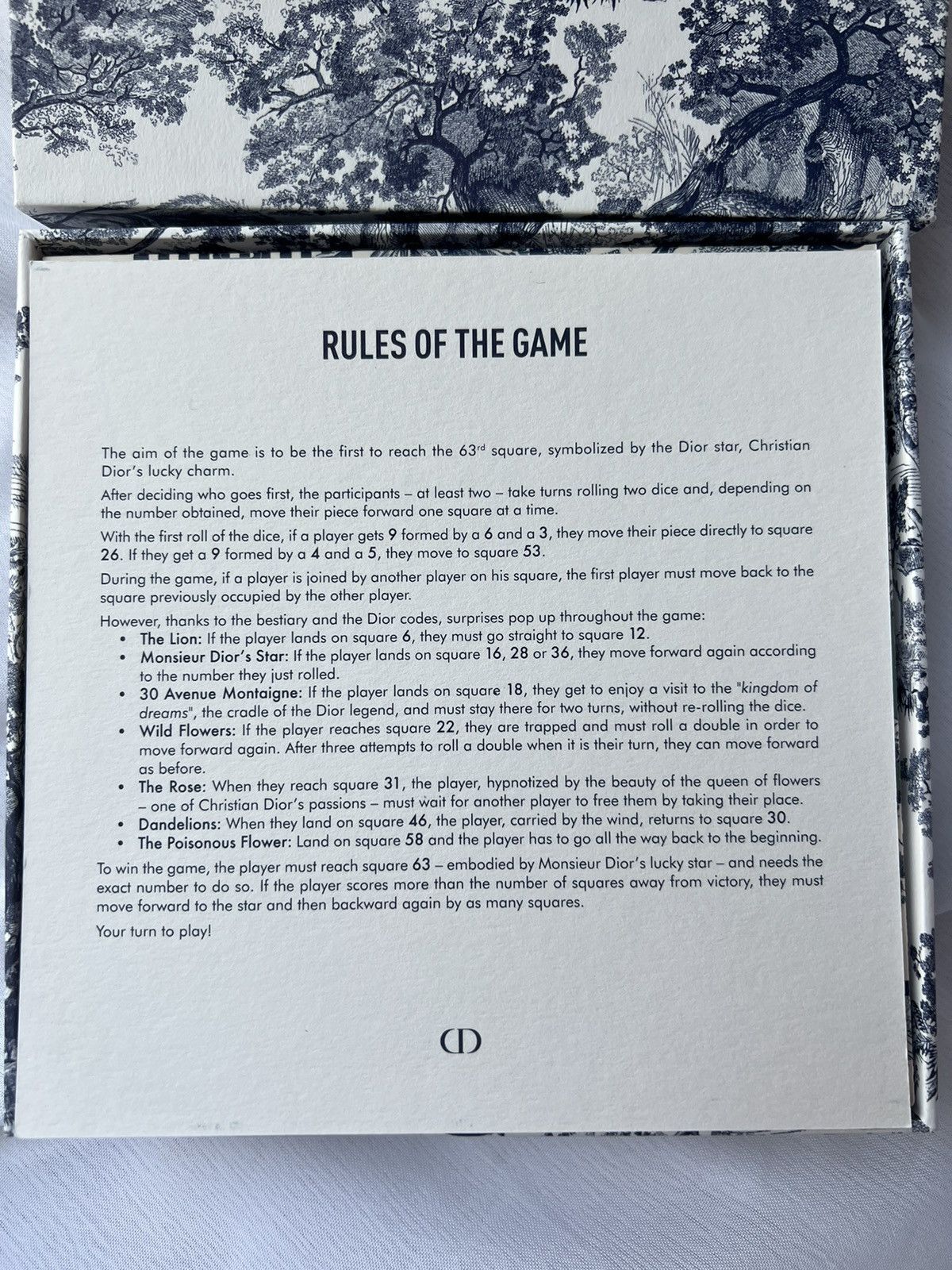 Dior 🔥 Rare Dior VIP Board Game Chess and dice home decor Size ONE SIZE - 4 Thumbnail