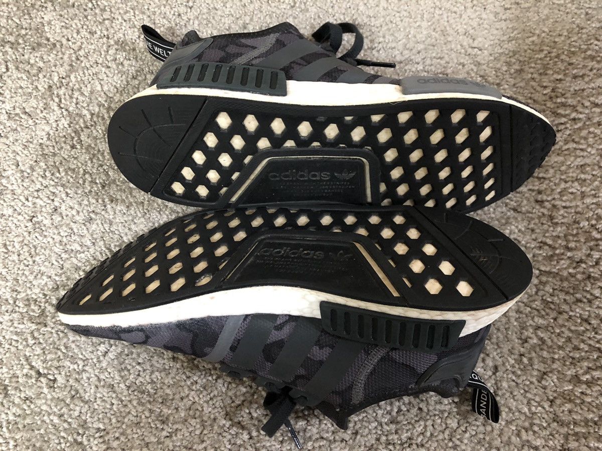 Adidas RARE SOLDOUT NMD_R1 Core Black Camo 2018 Size US 9 / EU 42 - 6 Thumbnail