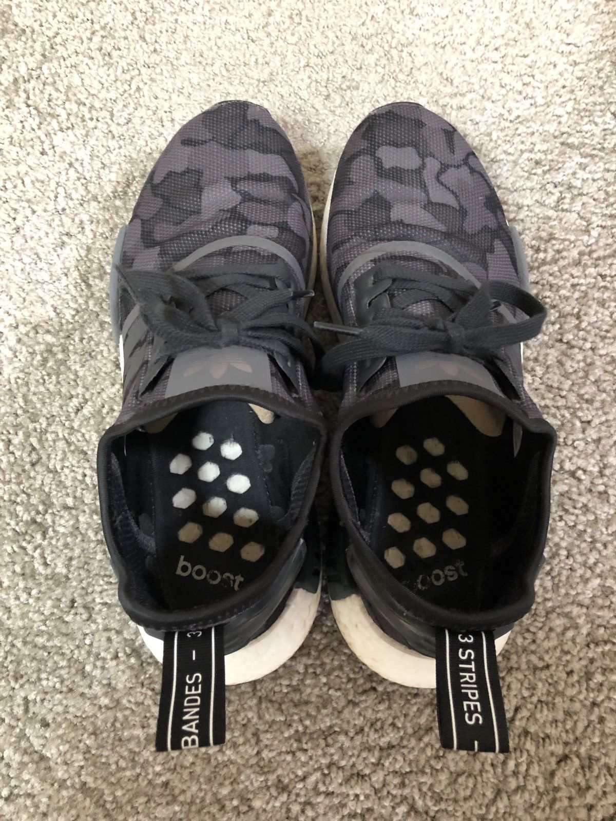 Adidas RARE SOLDOUT NMD_R1 Core Black Camo 2018 Size US 9 / EU 42 - 3 Thumbnail
