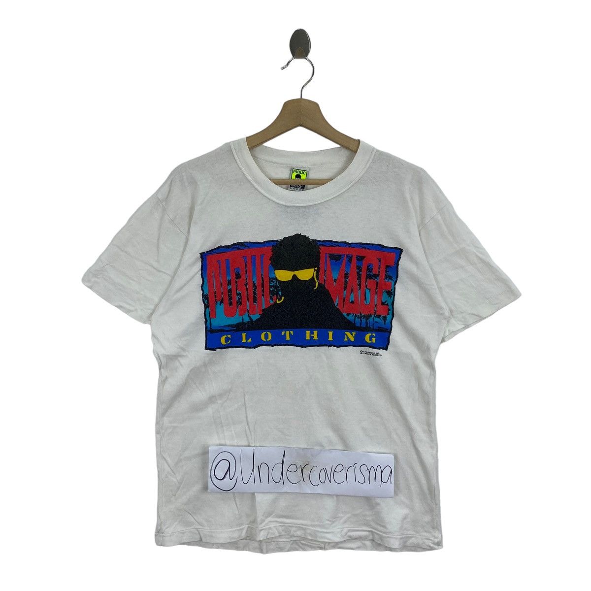 Other PUBLIC IMAGE CLOTHING Band Brand Print Short Sleeve Shirt Size US L / EU 52-54 / 3 - 1 Thumbnail