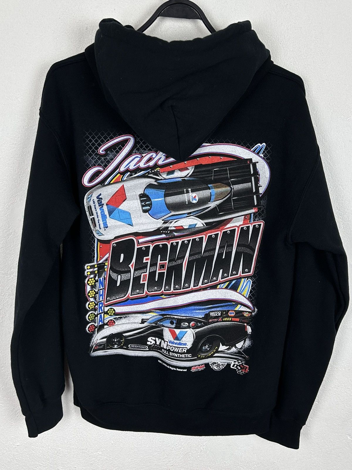 NASCAR Jack Beckman Nascar 2014 Licensed Hoodie In Black Size US S / EU 44-46 / 1 - 1 Thumbnail