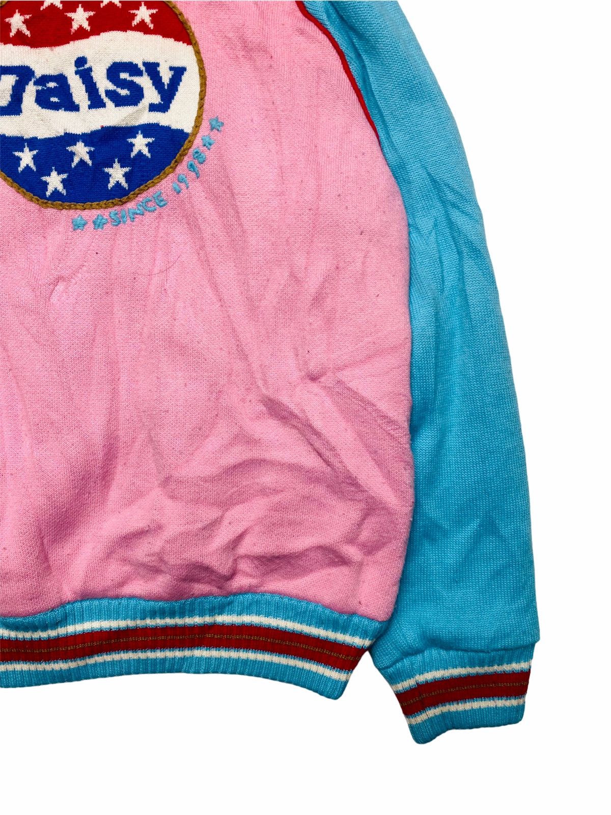 Angel Blue 2000s Daisy Lovers - Reversible Taped Knitted Star Jacket Size US M / EU 48-50 / 2 - 14 Thumbnail