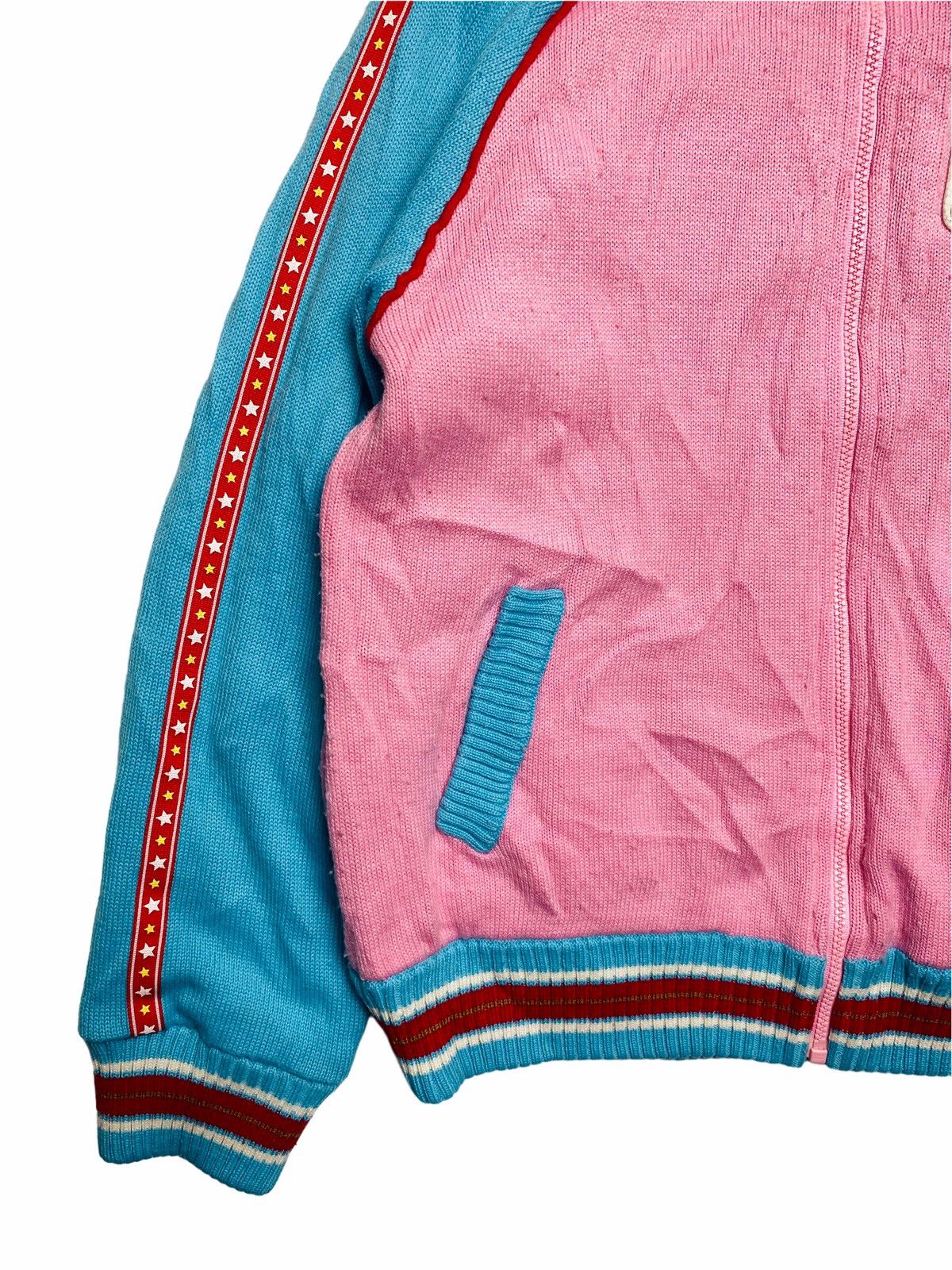 Angel Blue 2000s Daisy Lovers - Reversible Taped Knitted Star Jacket Size US M / EU 48-50 / 2 - 9 Thumbnail