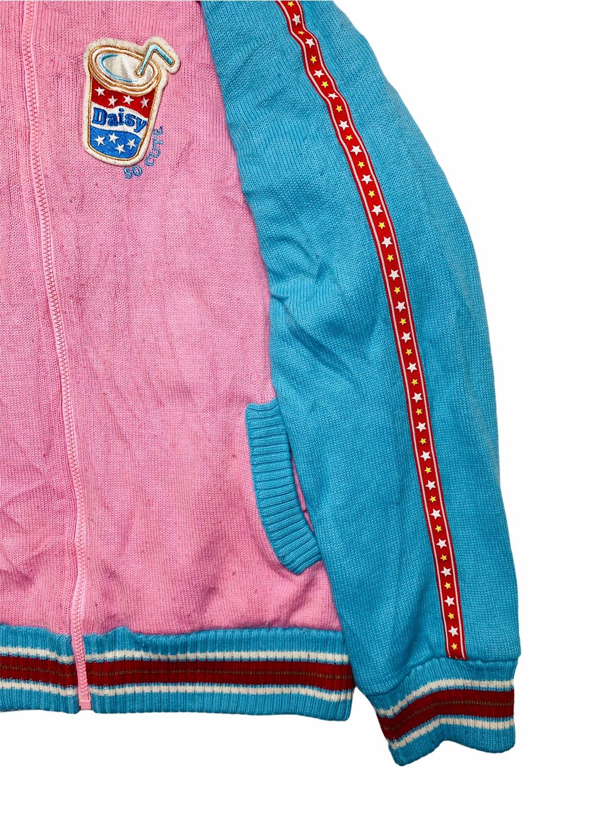 Angel Blue 2000s Daisy Lovers - Reversible Taped Knitted Star Jacket Size US M / EU 48-50 / 2 - 8 Thumbnail