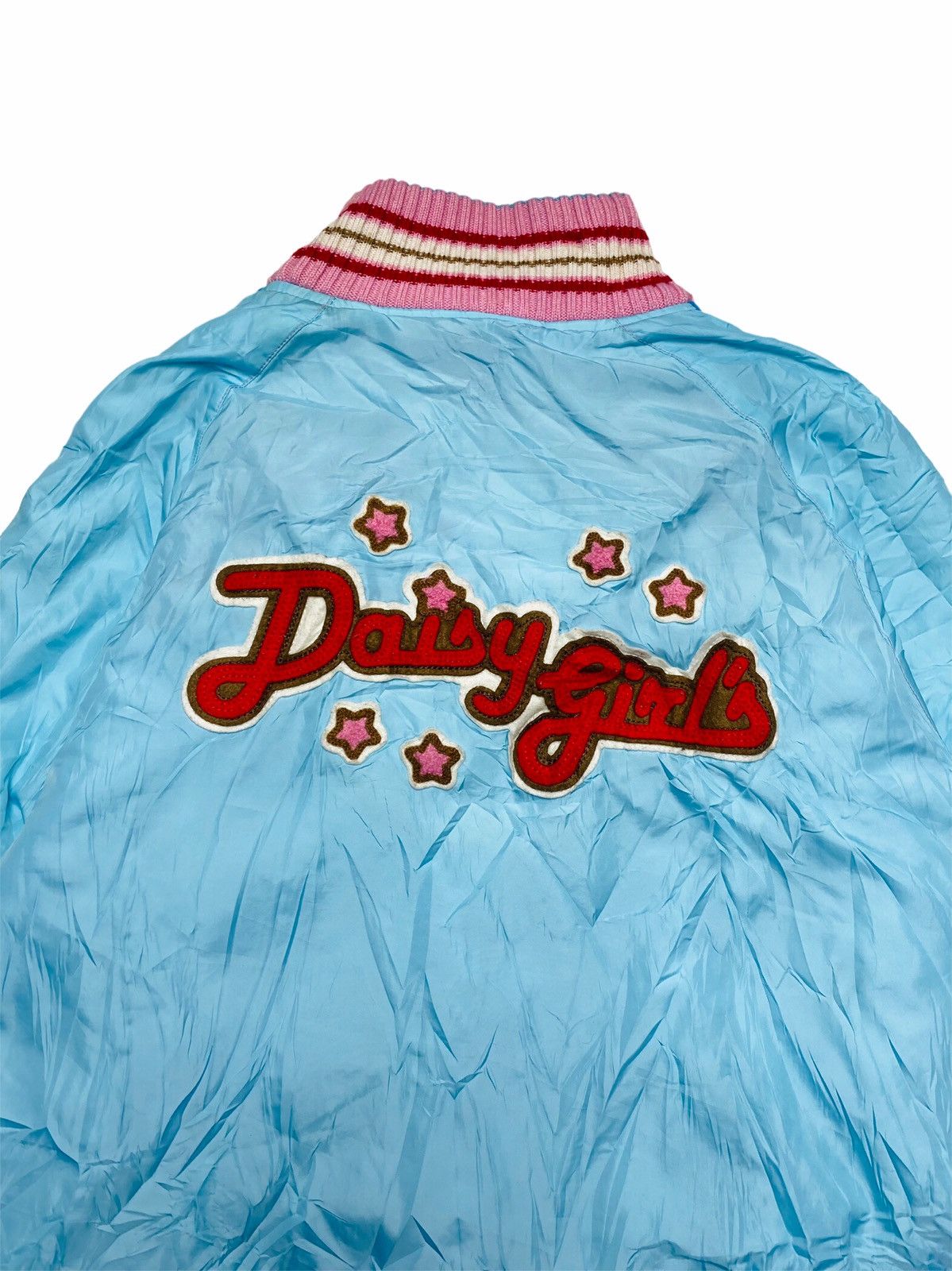 Angel Blue 2000s Daisy Lovers - Reversible Taped Knitted Star Jacket Size US M / EU 48-50 / 2 - 18 Thumbnail