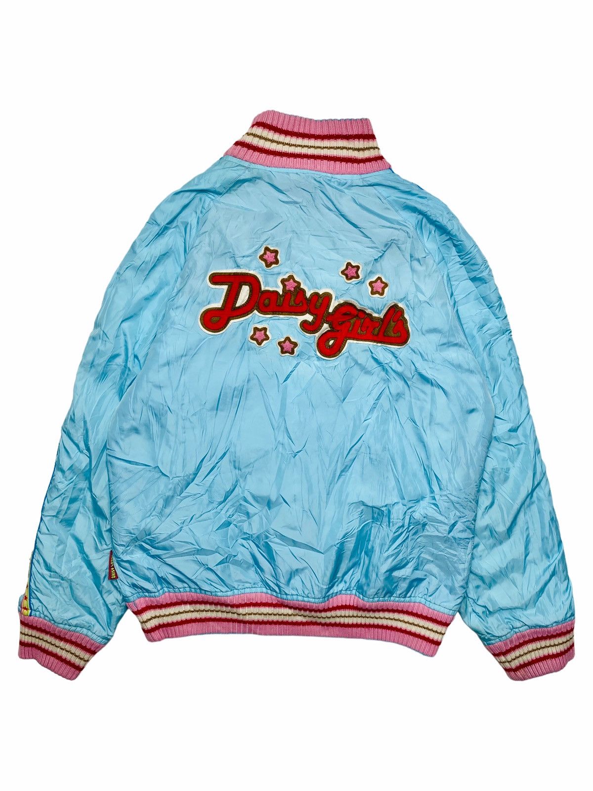 Angel Blue 2000s Daisy Lovers - Reversible Taped Knitted Star Jacket Size US M / EU 48-50 / 2 - 4 Thumbnail