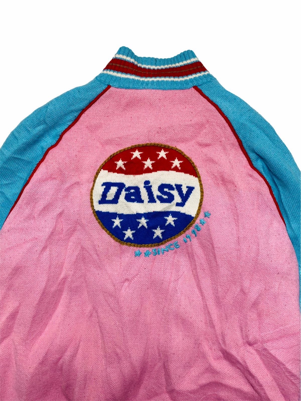 Angel Blue 2000s Daisy Lovers - Reversible Taped Knitted Star Jacket Size US M / EU 48-50 / 2 - 13 Thumbnail
