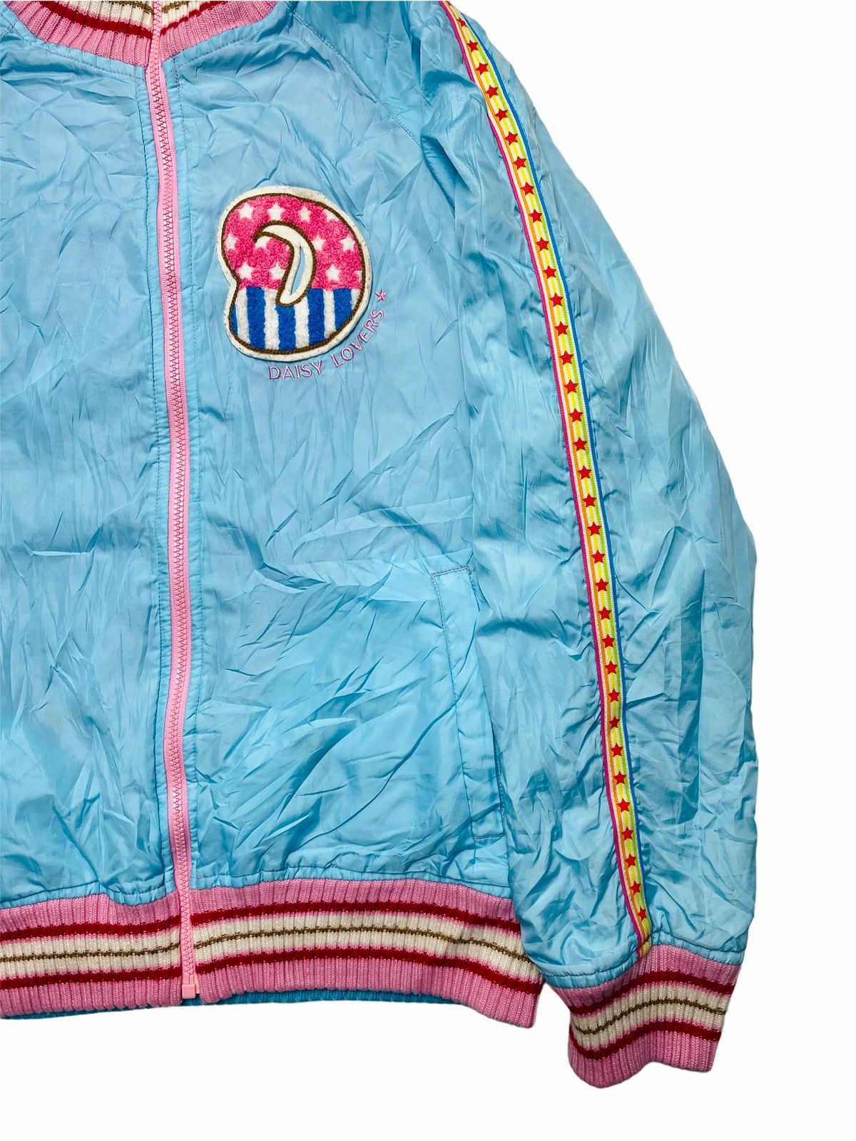 Angel Blue 2000s Daisy Lovers - Reversible Taped Knitted Star Jacket Size US M / EU 48-50 / 2 - 17 Thumbnail