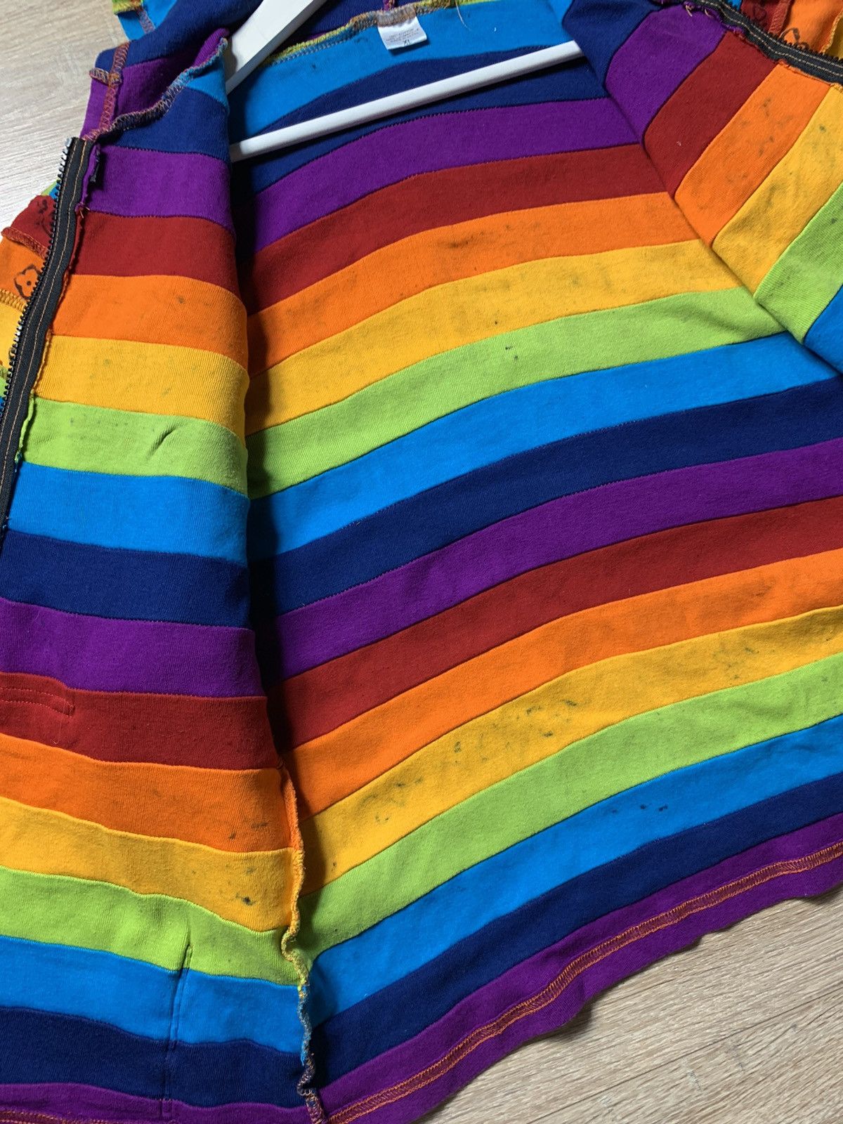 Japanese Brand Vintage Y2K Patchwork Elf zip hoodie Japanese brand Size US S / EU 44-46 / 1 - 7 Thumbnail