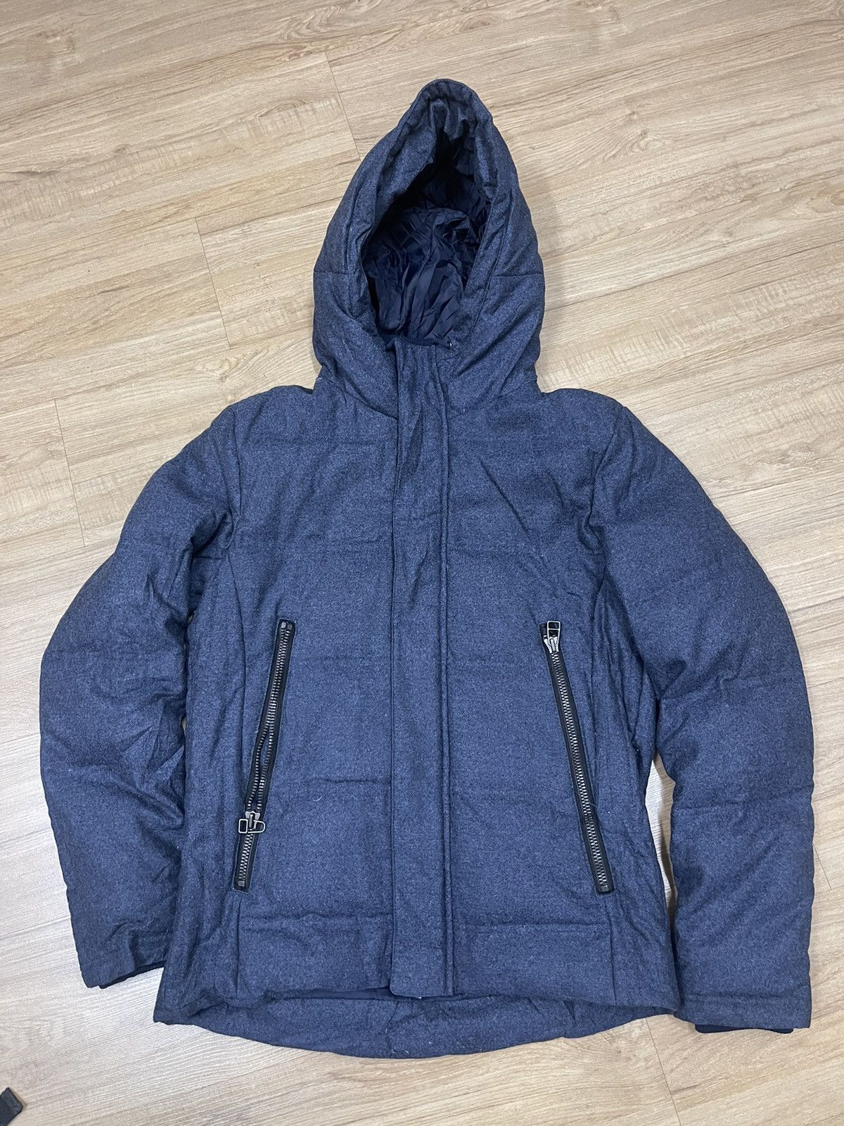 Issey Miyake × Japanese Brand × Tete Homme Tete Homme Down Jacket Size US M / EU 48-50 / 2 - 1 Thumbnail
