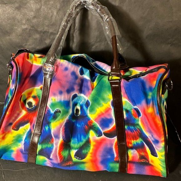 Other Dancing Bears Tie Dye Travel Bag NWT Sports Overnight Size ONE SIZE - 1 Thumbnail