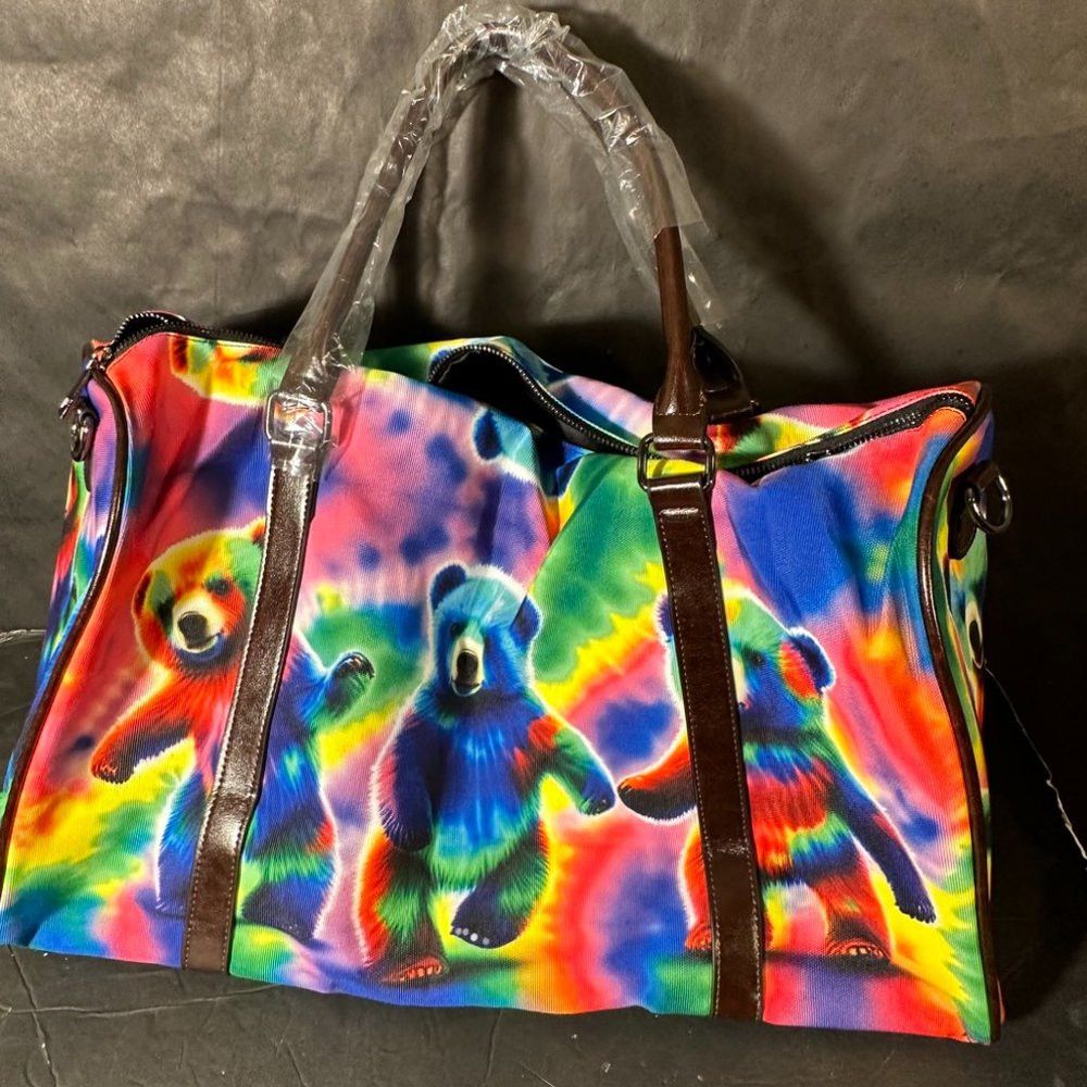 Other Dancing Bears Tie Dye Travel Bag NWT Sports Overnight Size ONE SIZE - 2 Thumbnail