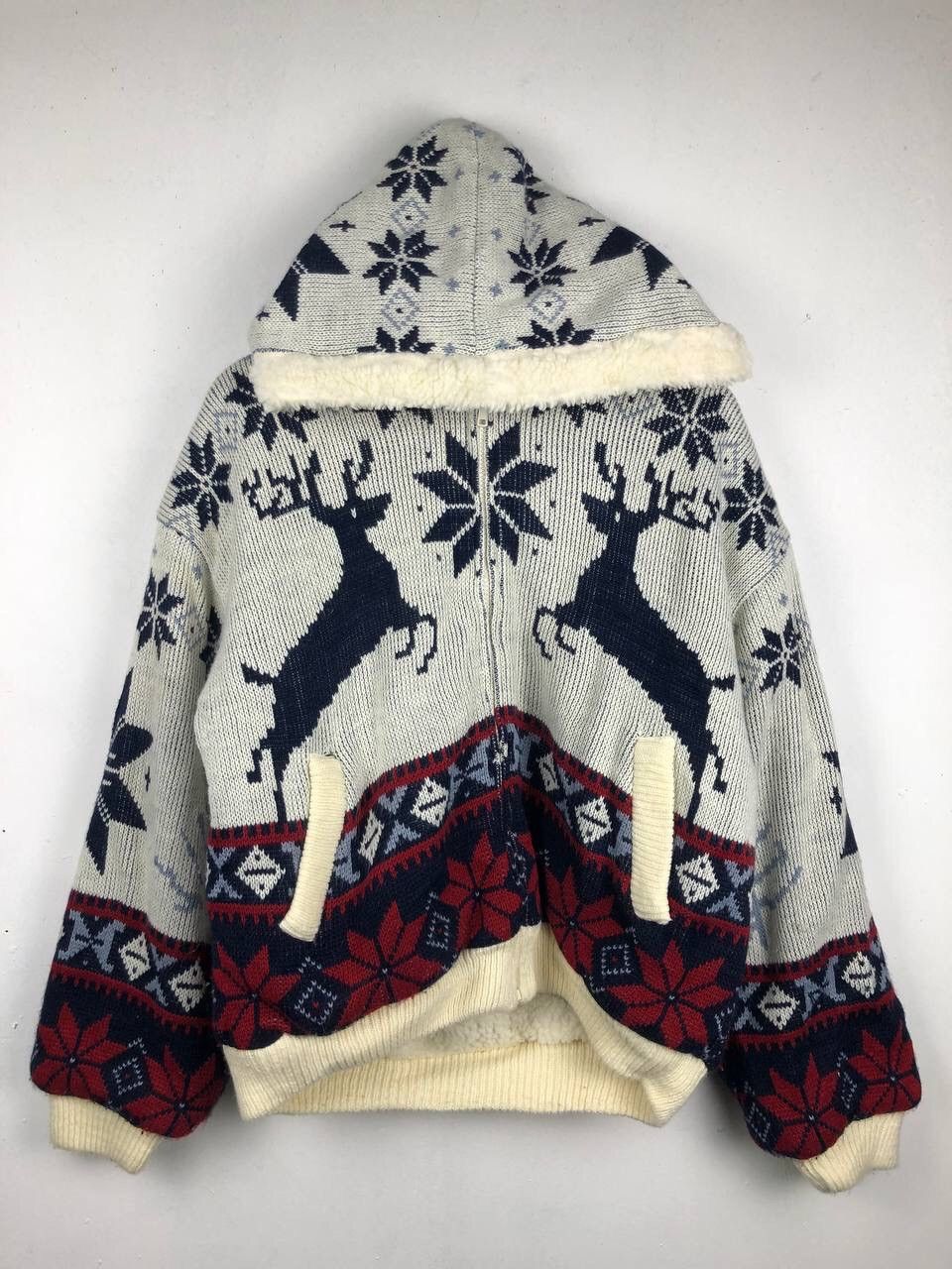 Vintage Gembony Sherpa full zipper Navajo design jacket