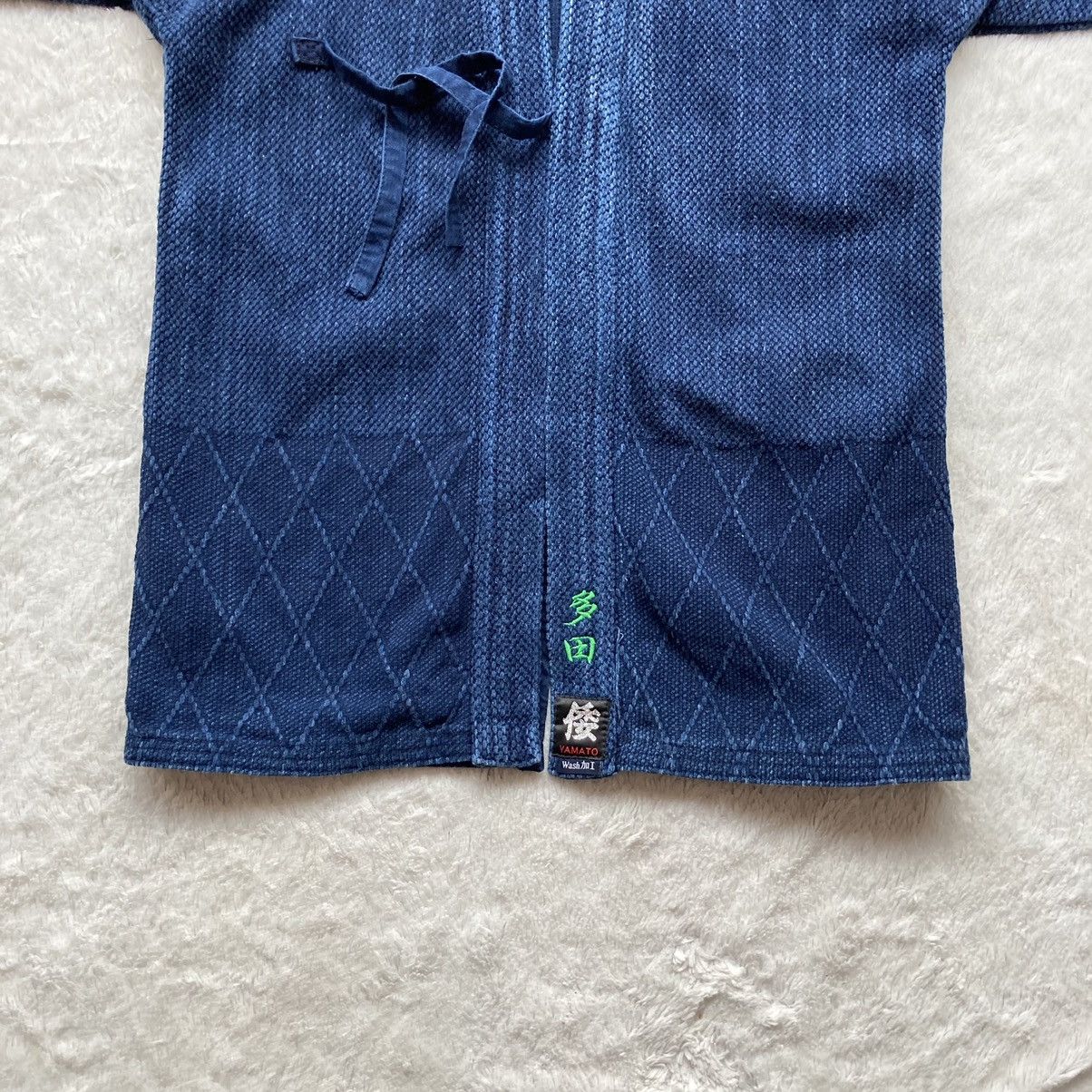 Blue Blue Japan × Japanese Brand 🔥LAST PRICE🔥 Japanese Yamato Indigo Noragi Kimono Size US L / EU 52-54 / 3 - 7 Thumbnail