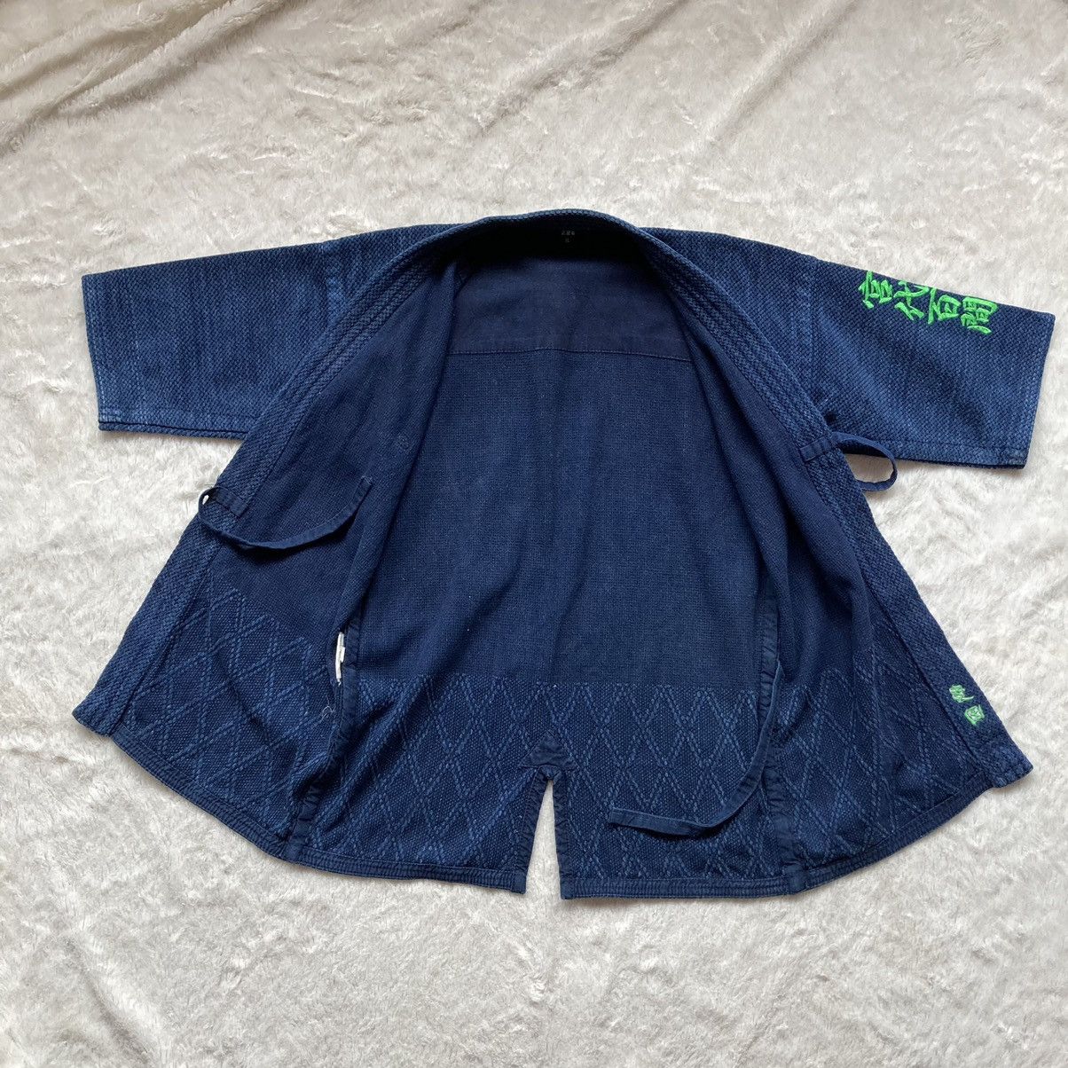 Blue Blue Japan × Japanese Brand 🔥LAST PRICE🔥 Japanese Yamato Indigo Noragi Kimono Size US L / EU 52-54 / 3 - 12 Thumbnail