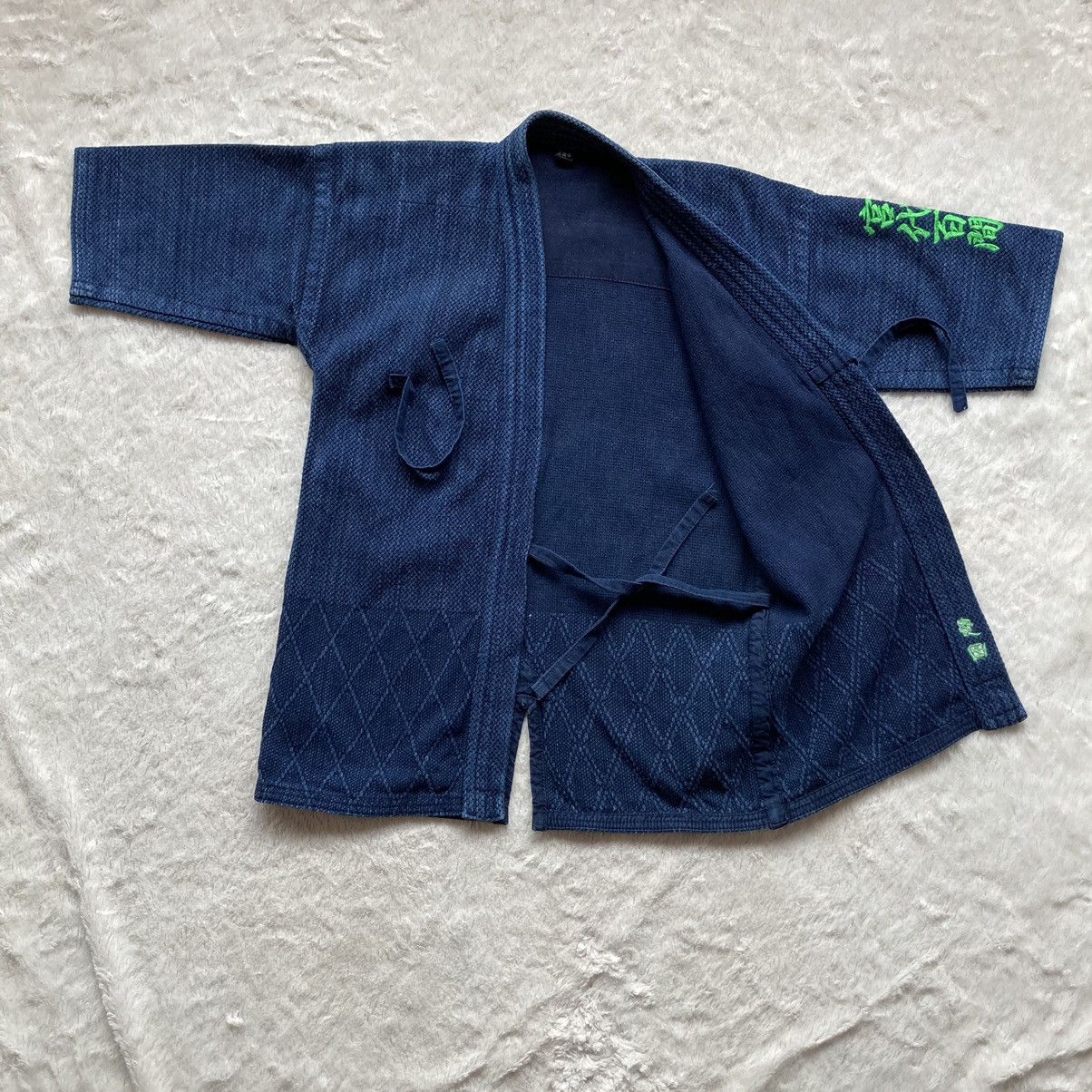 Blue Blue Japan × Japanese Brand 🔥LAST PRICE🔥 Japanese Yamato Indigo Noragi Kimono Size US L / EU 52-54 / 3 - 8 Thumbnail