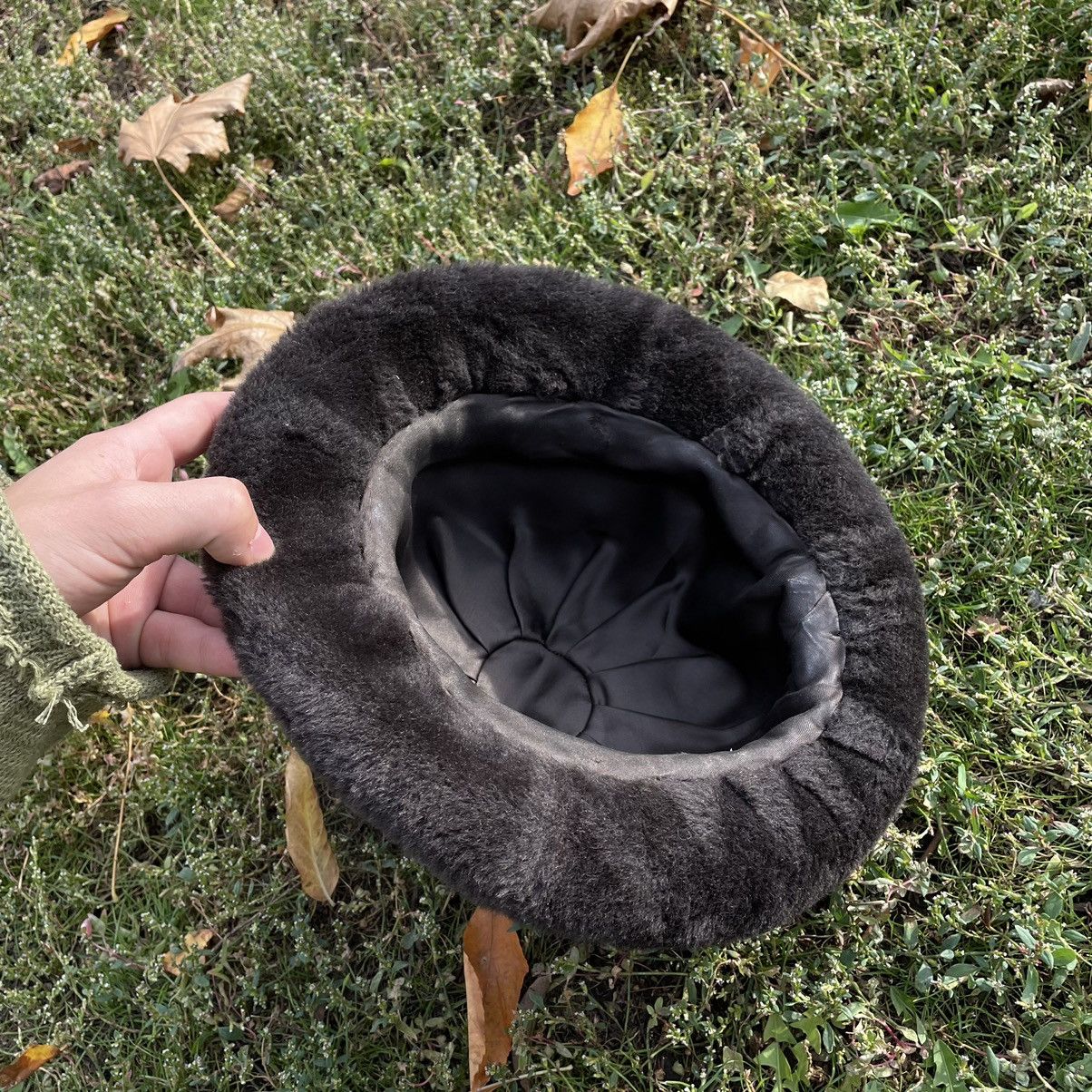 Vintage Vintage 90s Black Mohair Beanie Grunge Streetwear Cropped OS Size ONE SIZE - 3 Thumbnail