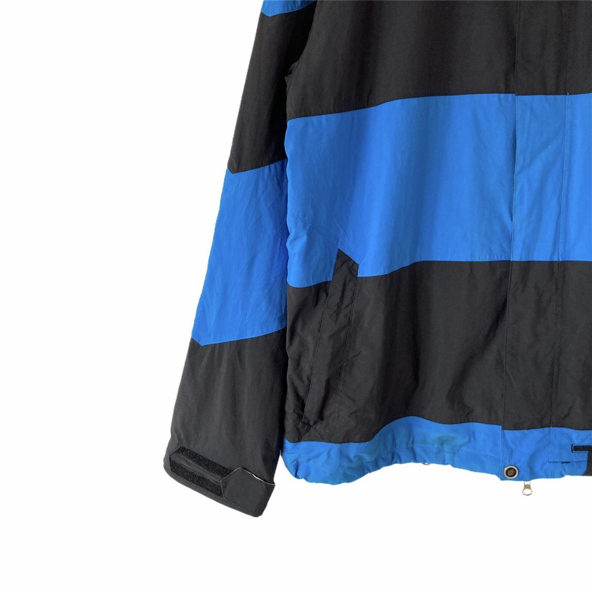 Designer Volcom Fullprint Blue Black Hooded Jacket Size US XL / EU 56 / 4 - 2 Thumbnail